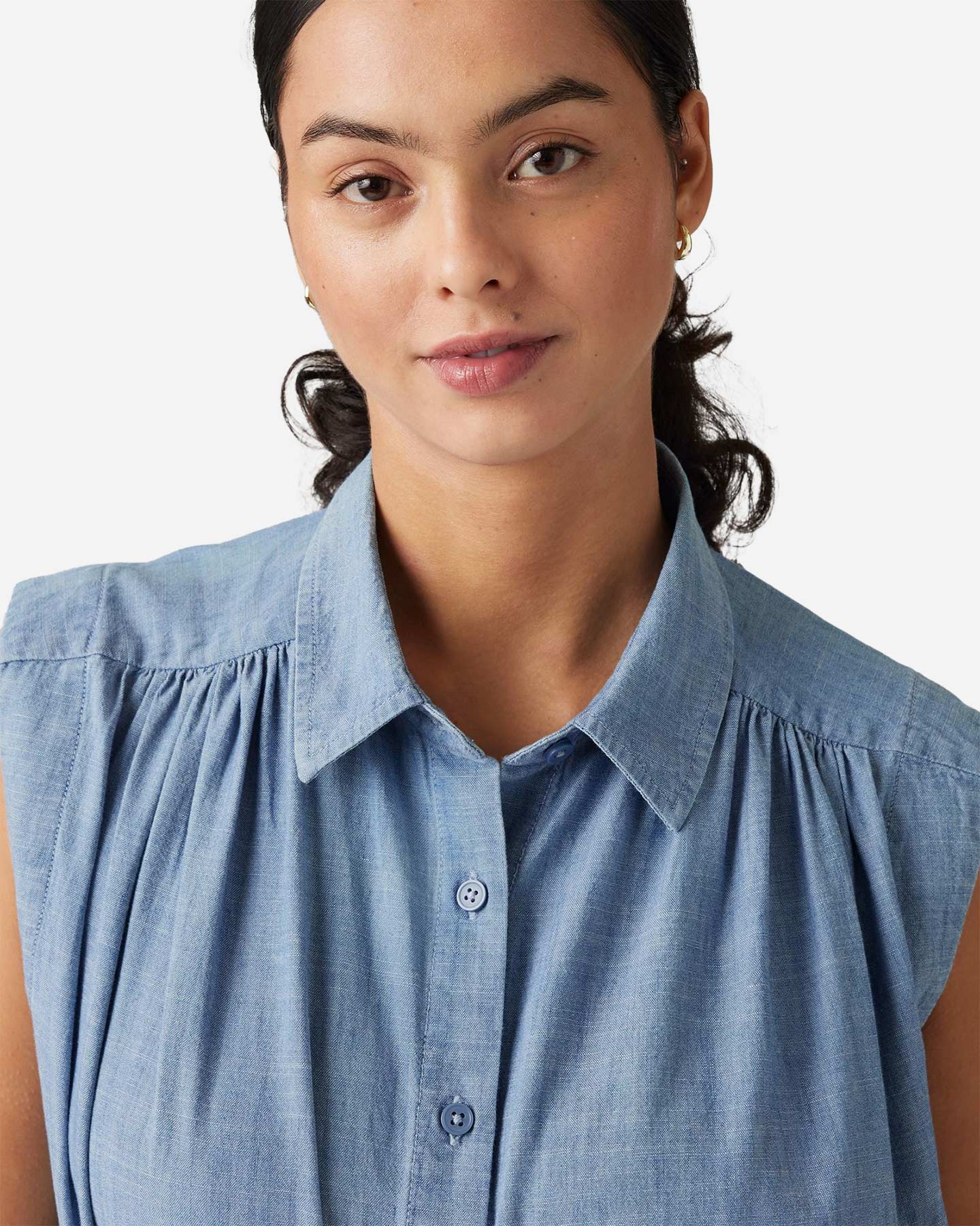 Camicia LEVI'S CHAMBRY DENIM W - Blu - 4 | Cisalfa Sport