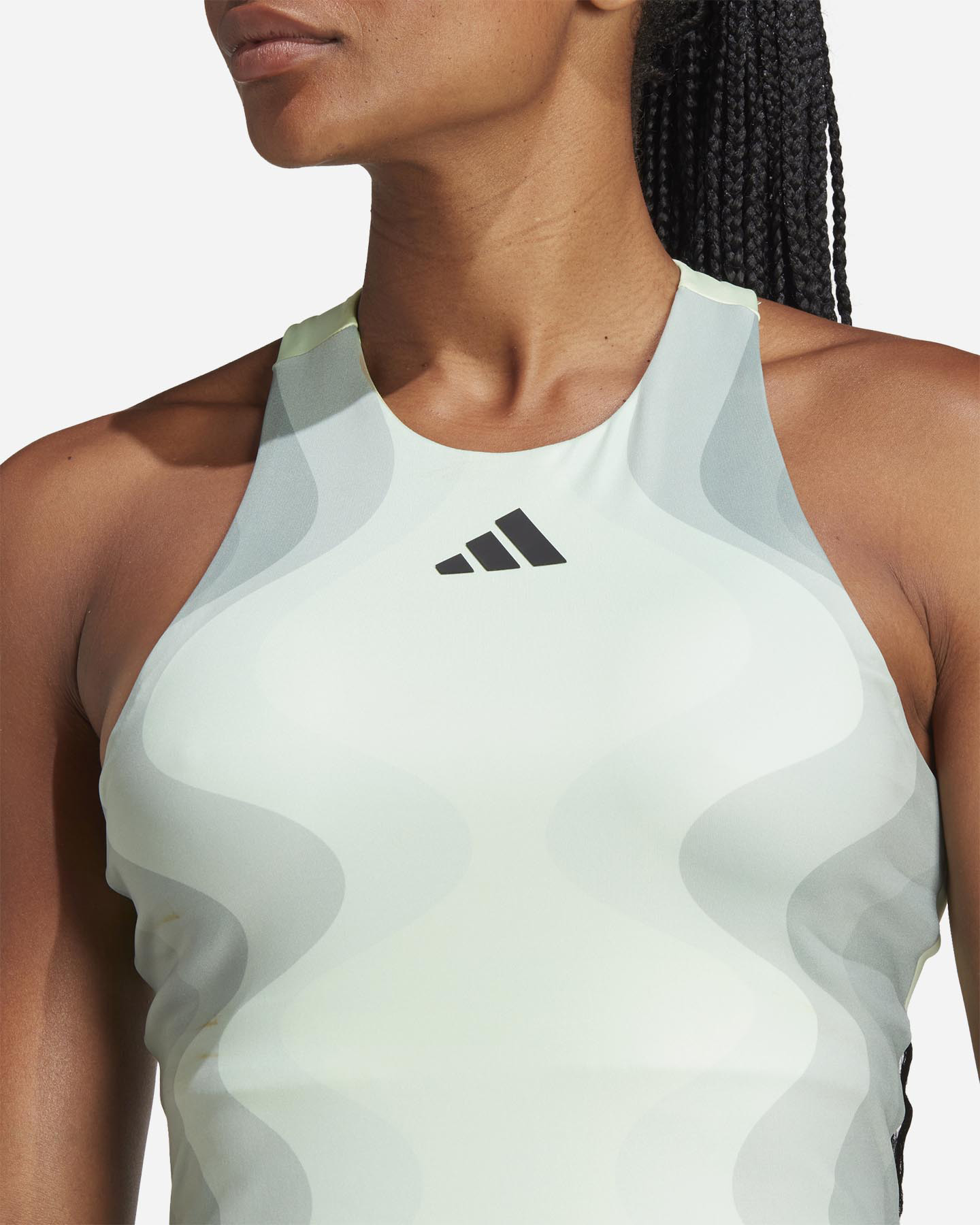 T-shirt tennis ADIDAS AO23 SAKK W - Verde - 4 | Cisalfa Sport
