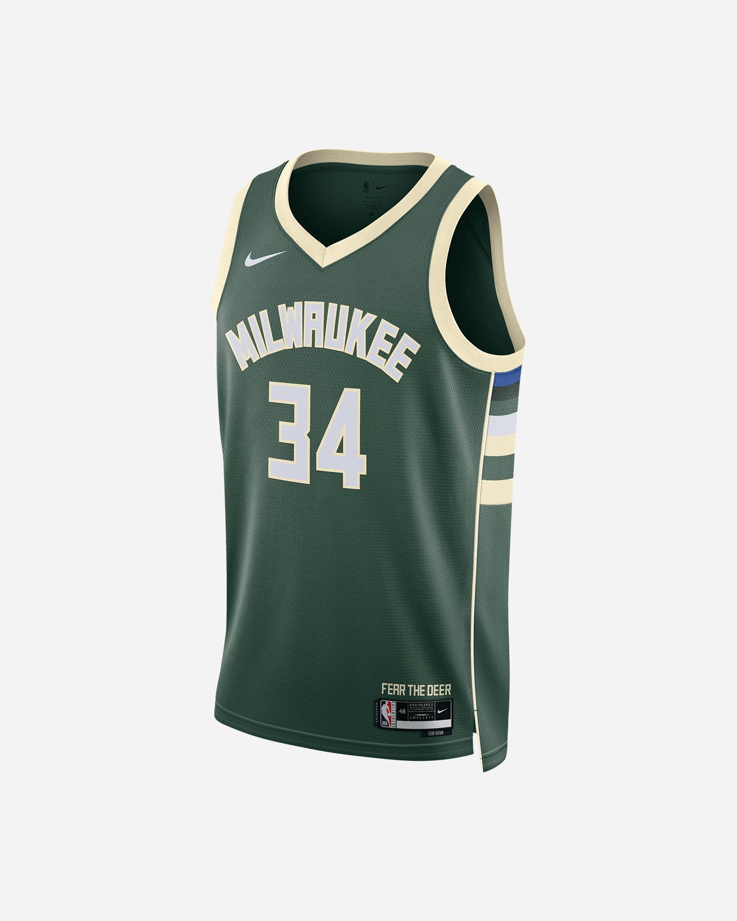 Canotta basket NIKE ICON MILWAUKEE ANTETOKOUNMPO SWINGMAN M - 0 | Cisalfa Sport