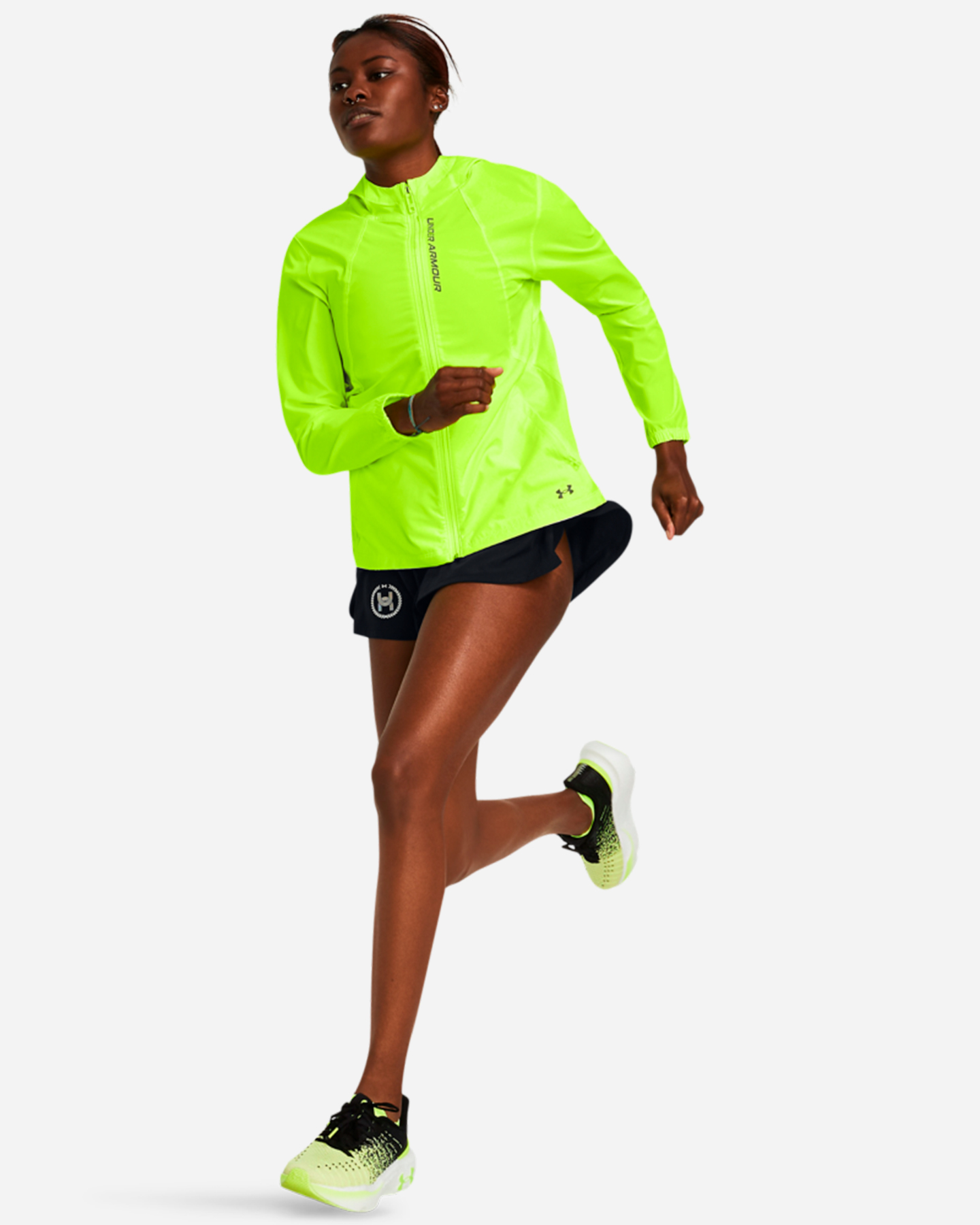 Giacca running UNDER ARMOUR OUTRUN THE STORM W - Giallo - 4 | Cisalfa Sport