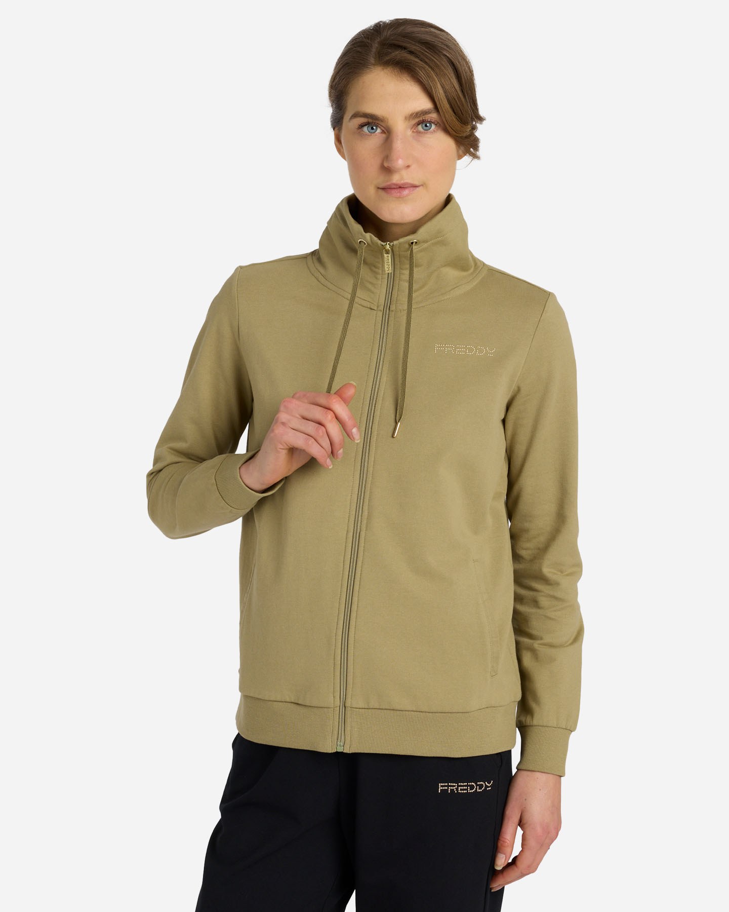 Felpa FREDDY SMALL LOGO W - Verde - 1 | Cisalfa Sport