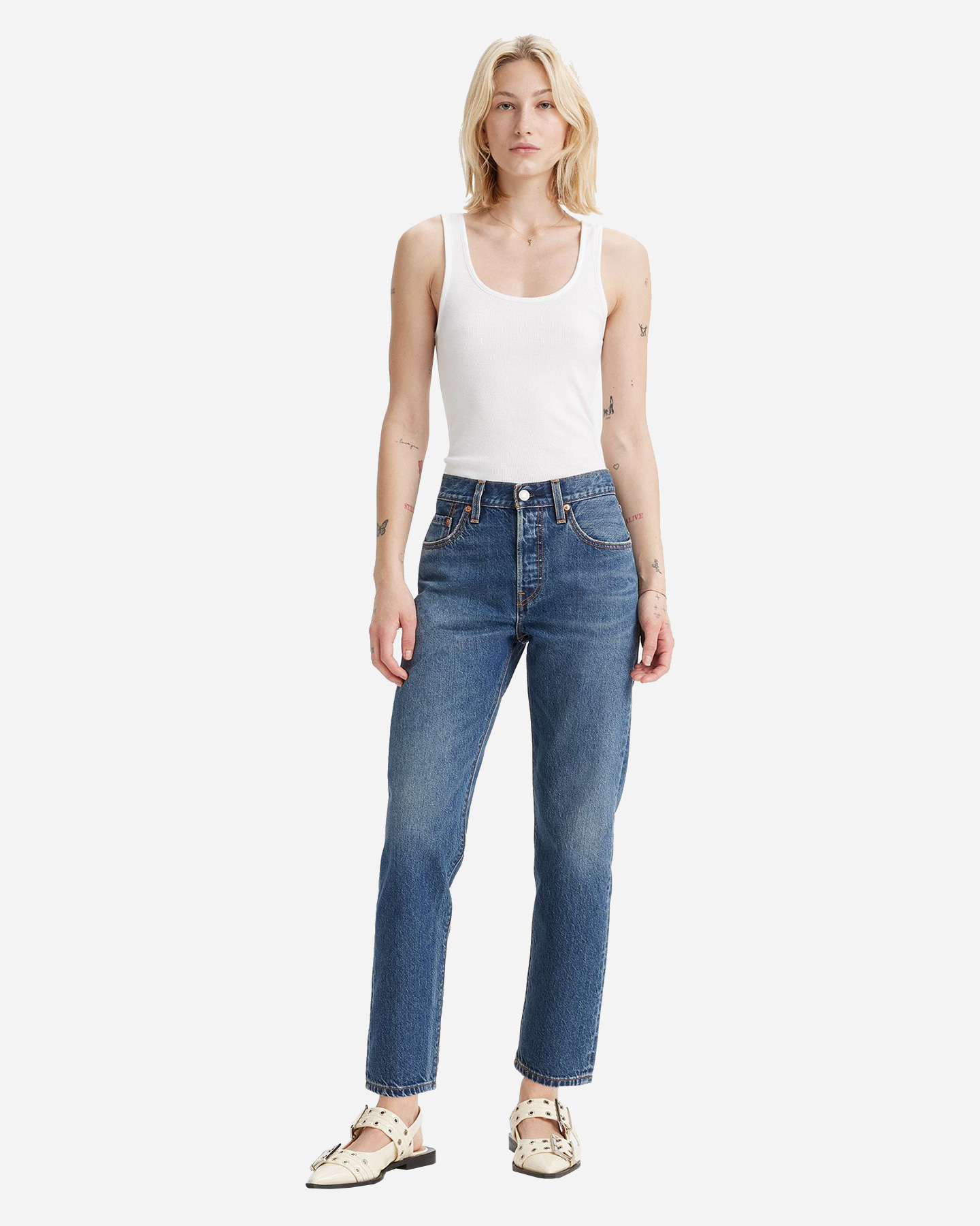 Jeans LEVI'S 501 L30 CROP W - 2 | Cisalfa Sport