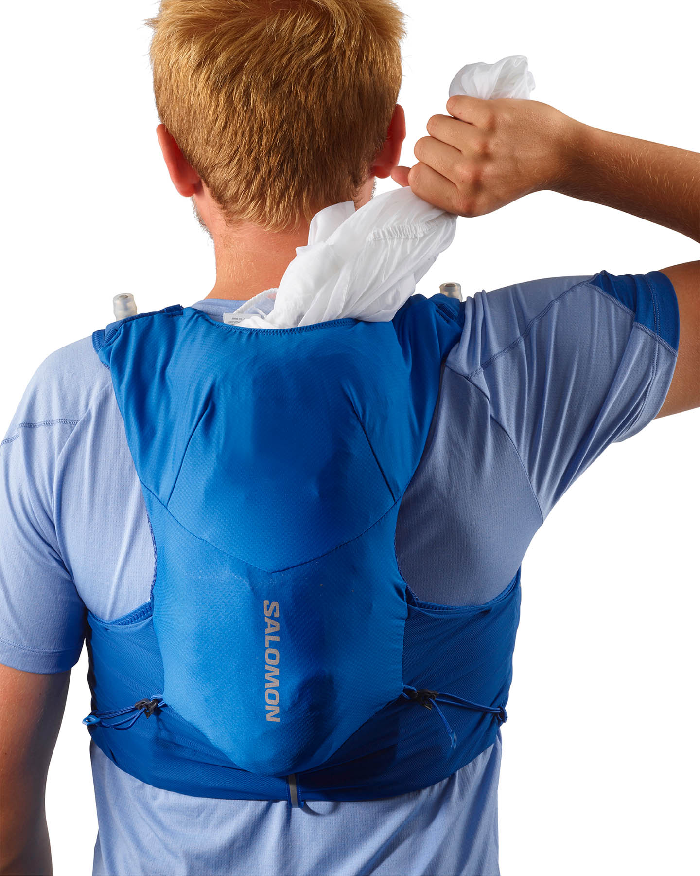 Zaino trail running SALOMON ADV SKIN 5 WITH FLASKS - Blu - 2 | Cisalfa Sport