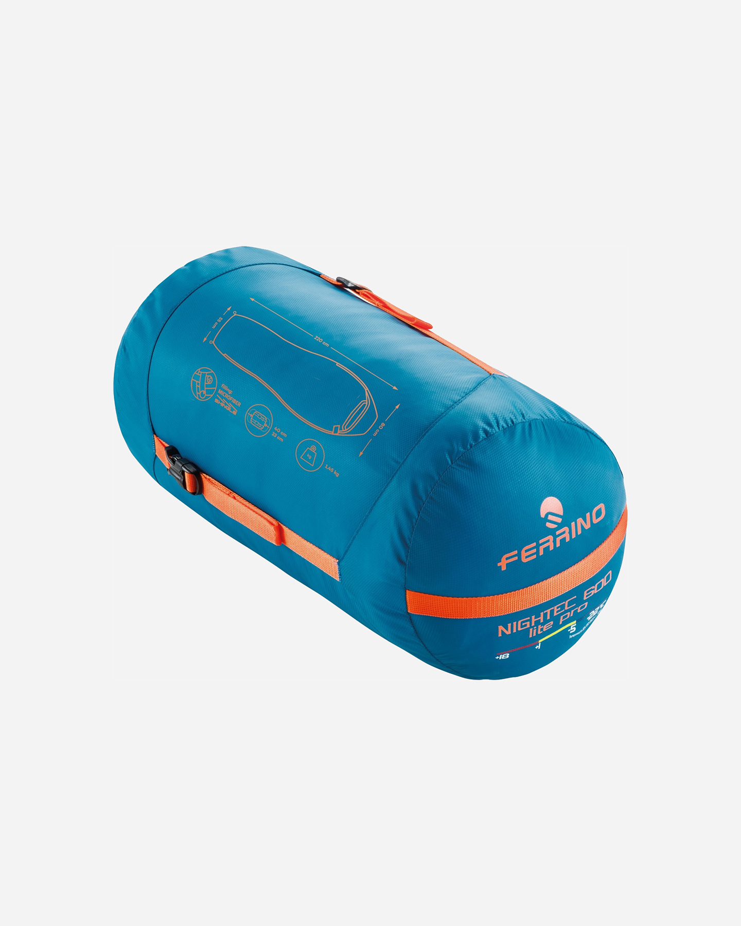 Sacco a pelo sintetico FERRINO NIGHTEC 600 LITE PRO L SX - Blu - 3 | Cisalfa Sport