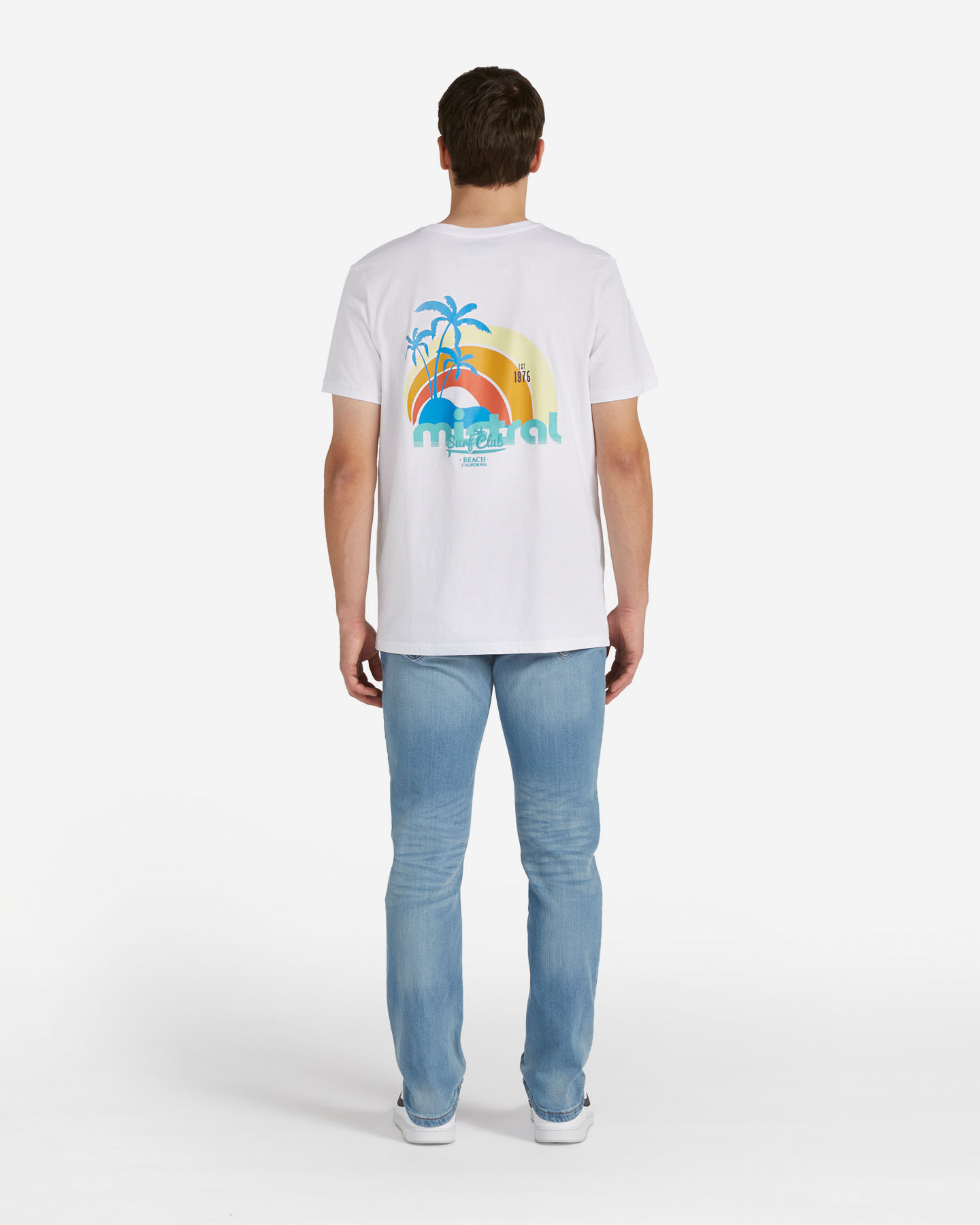 T-shirt MISTRAL RAINBOW M - Bianco - 2 | Cisalfa Sport
