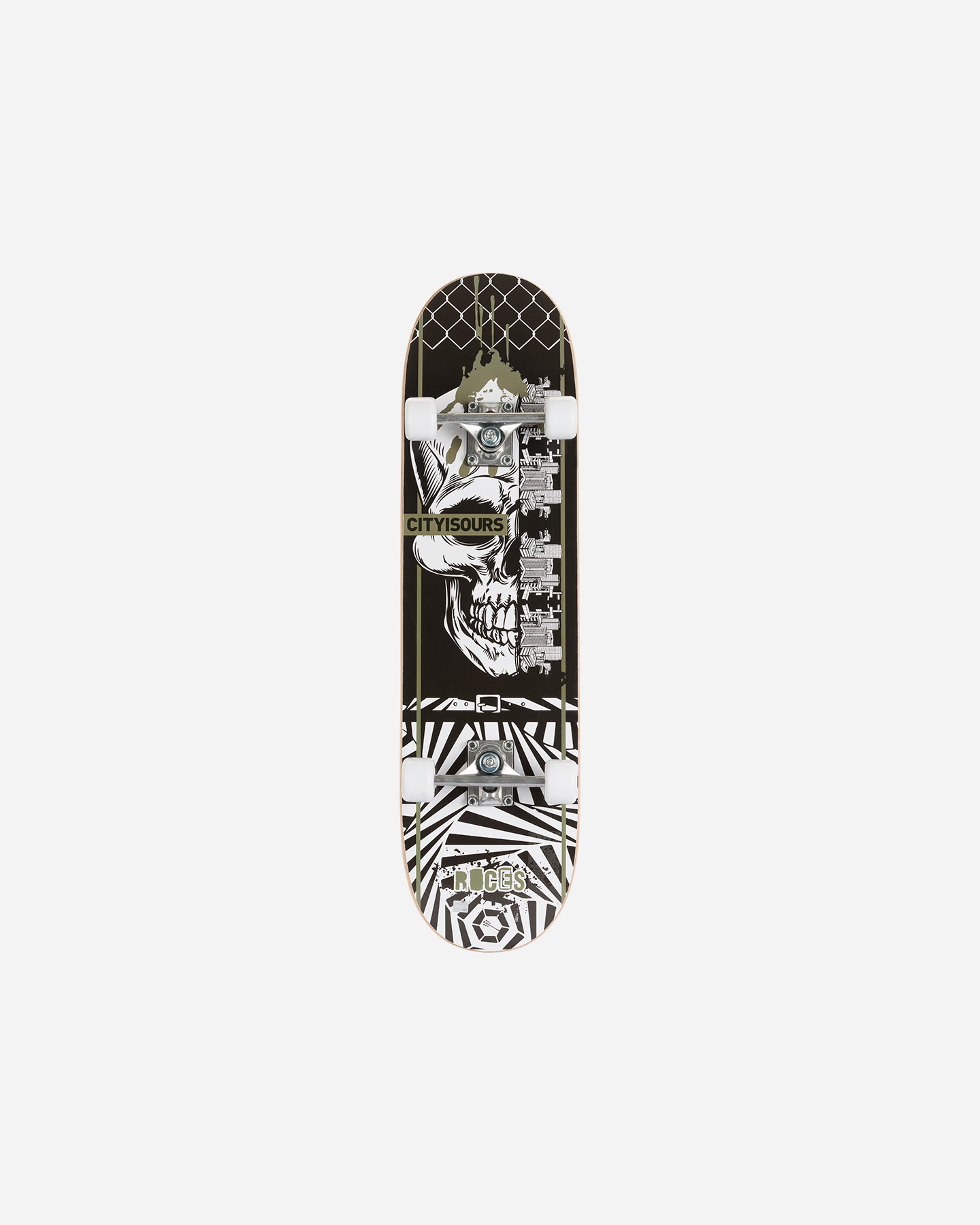 Image of Roces 31" City Skull - Skateboard018