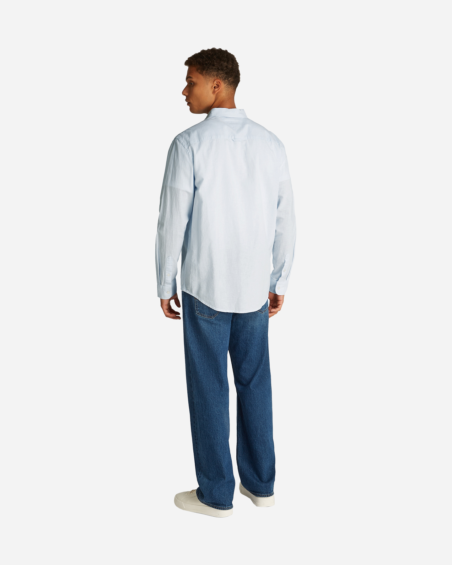Camicia TOMMY HILFIGER LINEN M - Azzurro - 4 | Cisalfa Sport