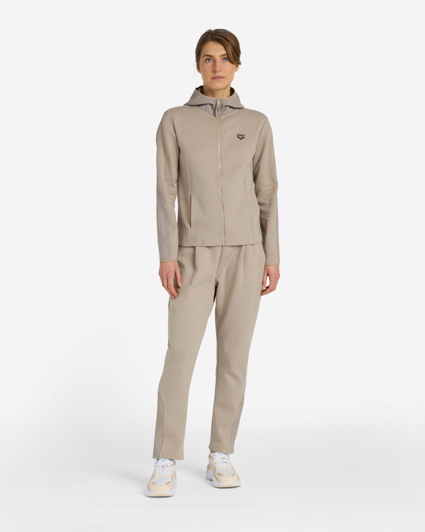 Felpa ARENA ATHLETIC PROGRESS W - Beige - 2 | Cisalfa Sport