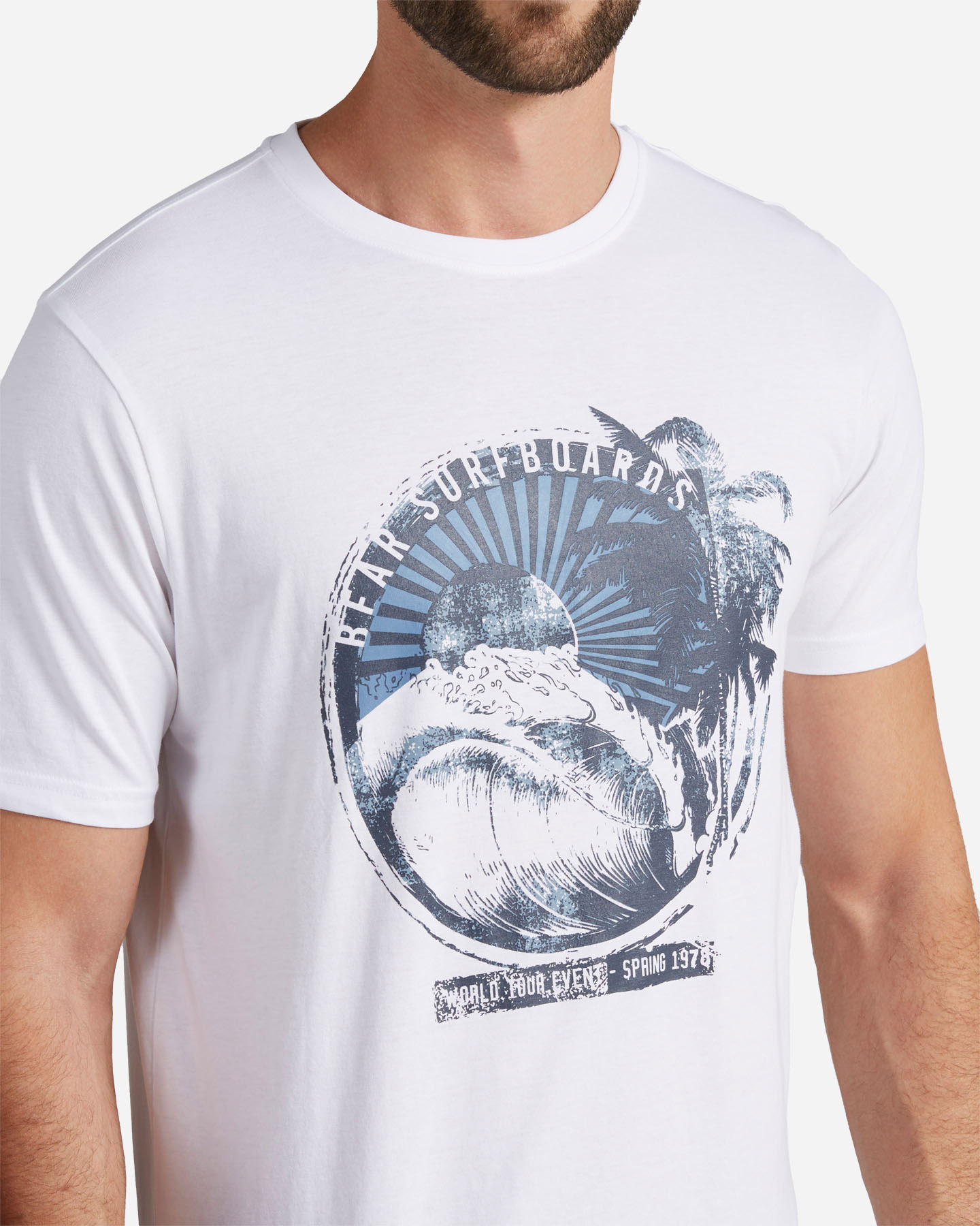 T-shirt BEAR HERITAGE M - Bianco - 4 | Cisalfa Sport