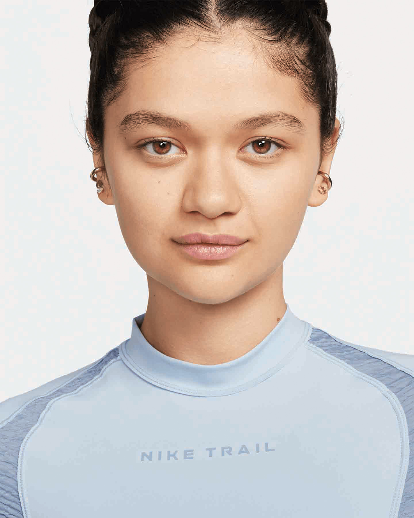 Maglia running NIKE TRAIL W - Blu - 2 | Cisalfa Sport
