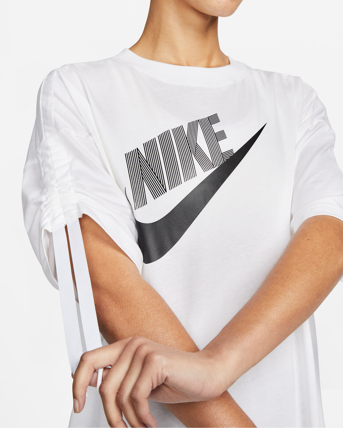 T-shirt NIKE DANCE BIG LOGO W - Bianco - 2 | Cisalfa Sport