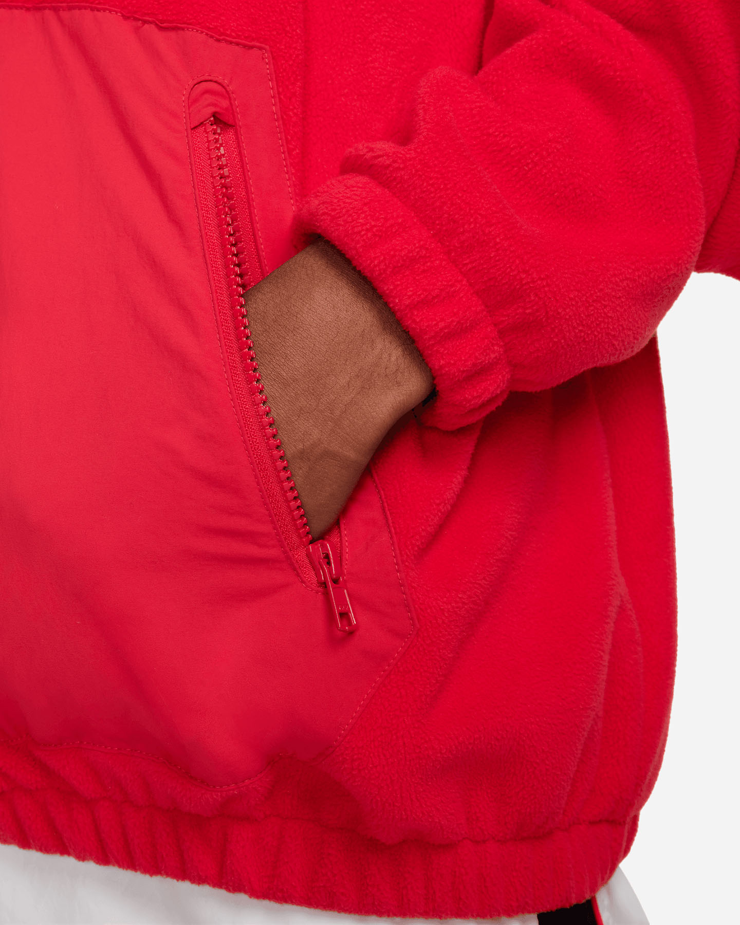 Felpa NIKE CLUB FLEECE M - Rosso - 5 | Cisalfa Sport