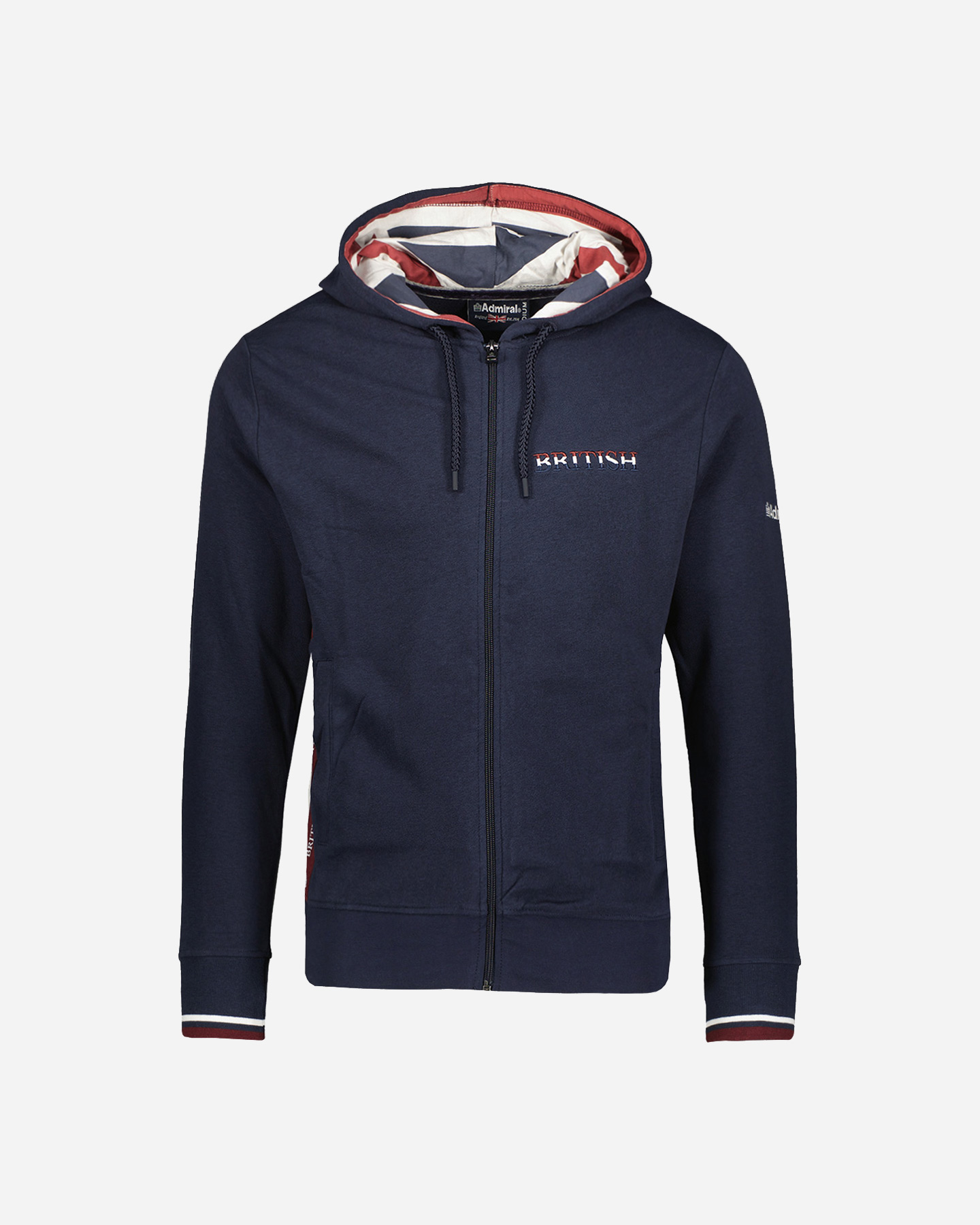 Felpa ADMIRAL BRITISH ZIP M - 0 | Cisalfa Sport