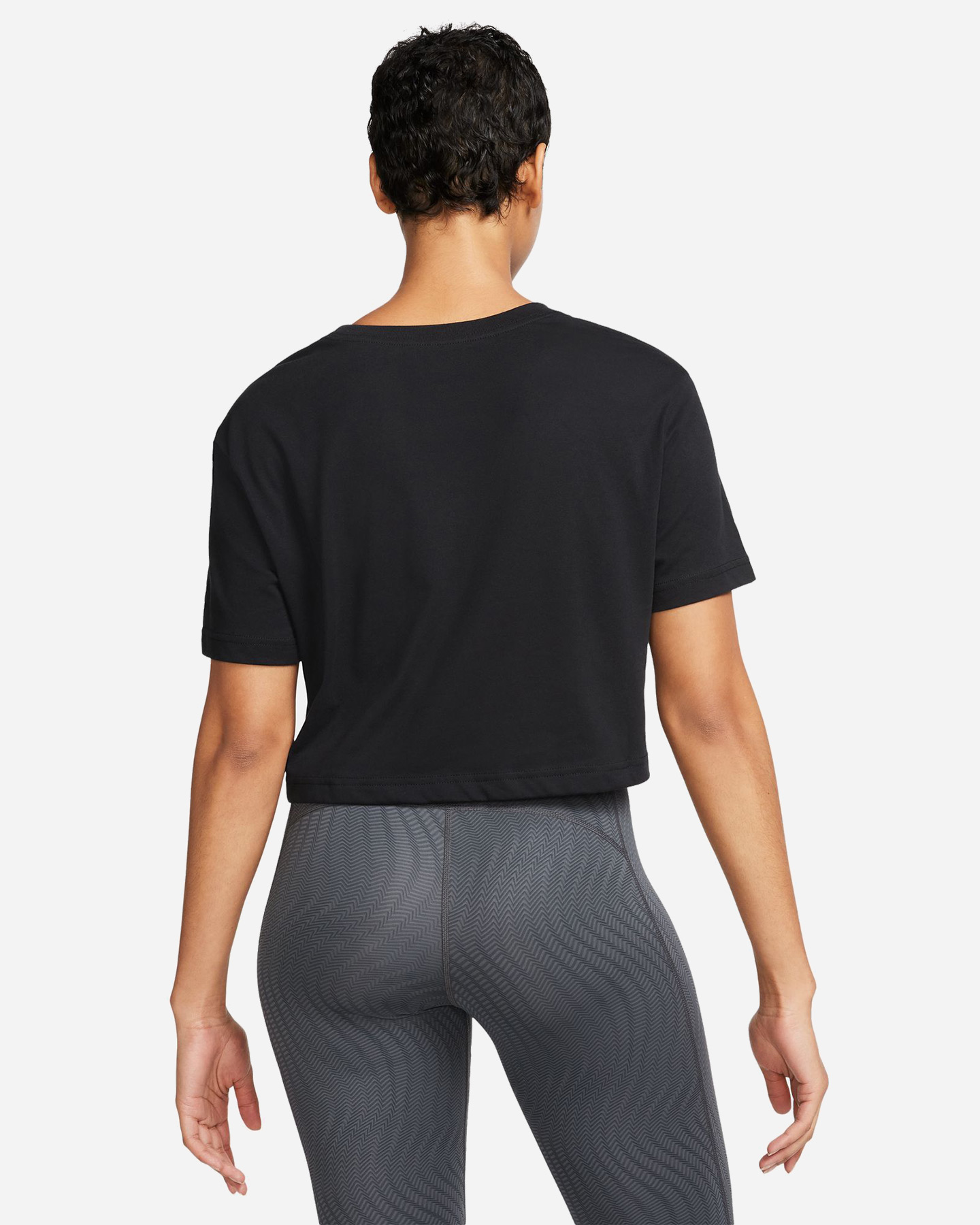 T-shirt training NIKE DRI FIT CROP PRO W - Nero - 1 | Cisalfa Sport