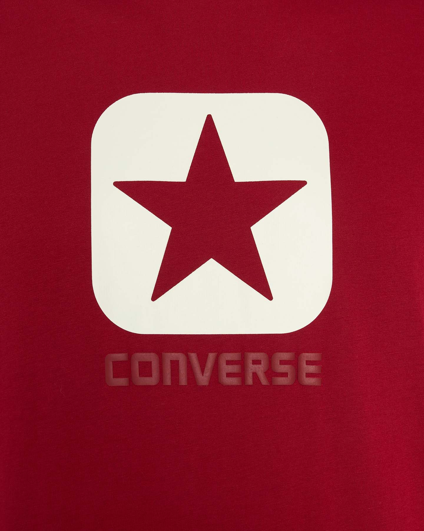 T-shirt CONVERSE SQUARE LOGO M - Rosso - 2 | Cisalfa Sport