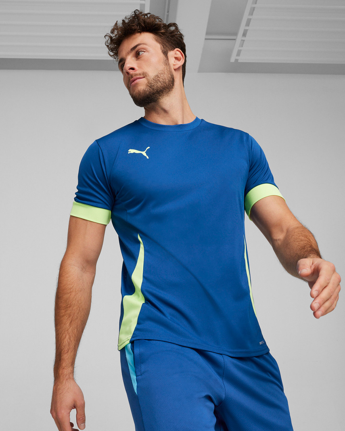 T-shirt tennis PUMA INDIVIDUAL PADEL M - Blu - 2 | Cisalfa Sport