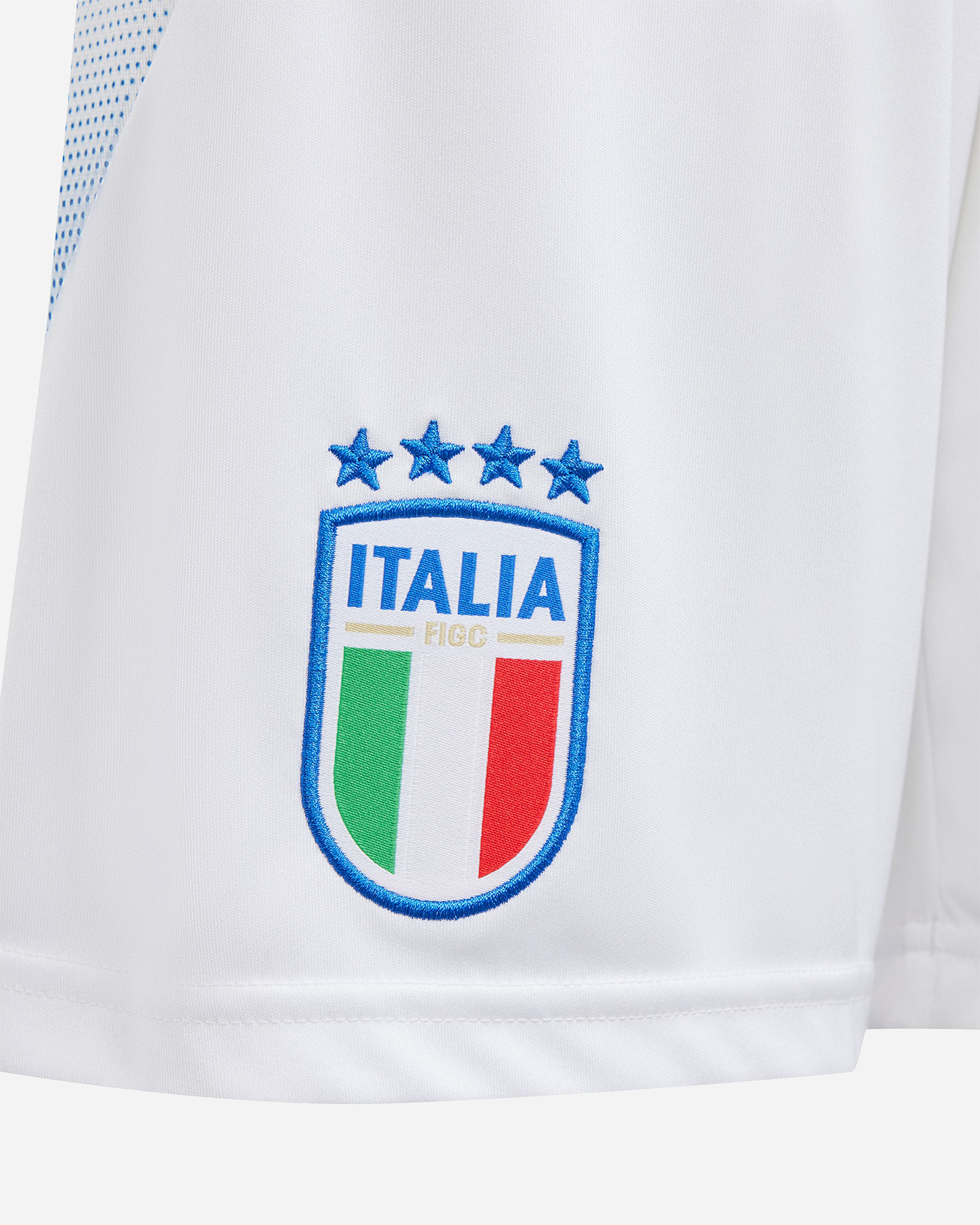 Pantaloncini calcio ufficiali ADIDAS ITALIA FIGC HOME JR - Bianco - 2 | Cisalfa Sport