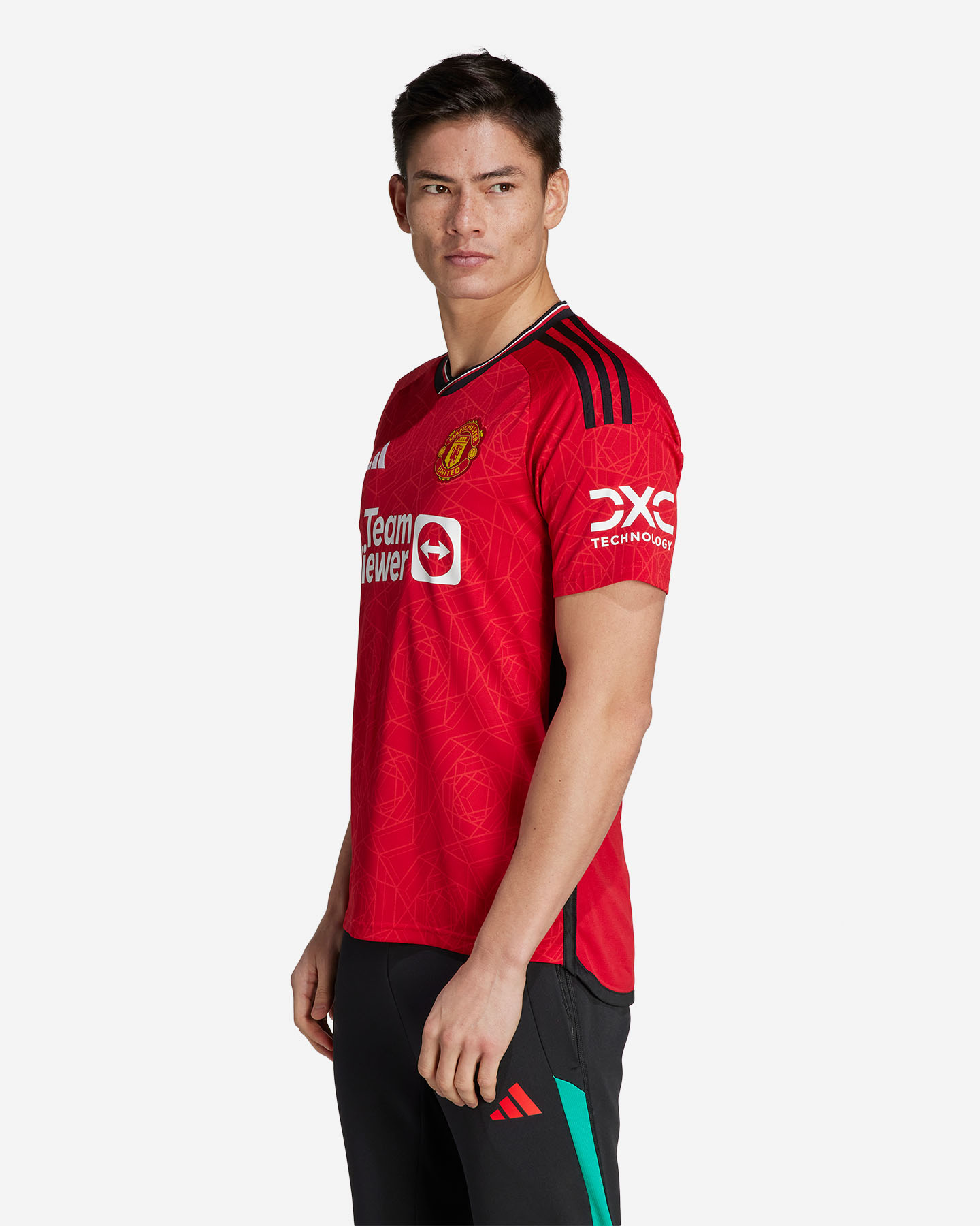 Maglia calcio ufficiale ADIDAS MANCHESTER UNITED HOME 23-24 M - Rosso - 2 | Cisalfa Sport
