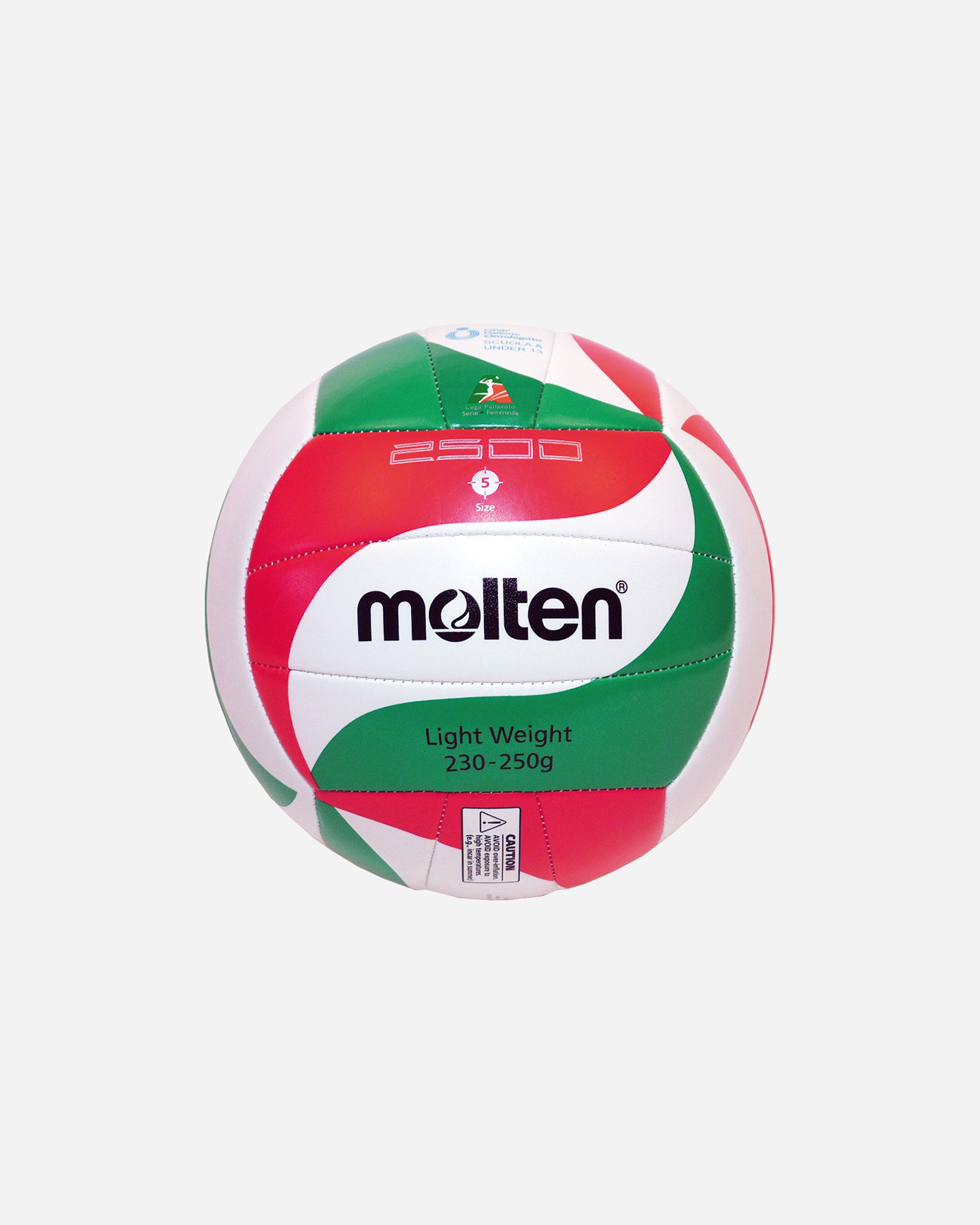 Pallone volley MOLTEN 2500 SCHOOL MIS. 5 - Color mix - 0 | Cisalfa Sport