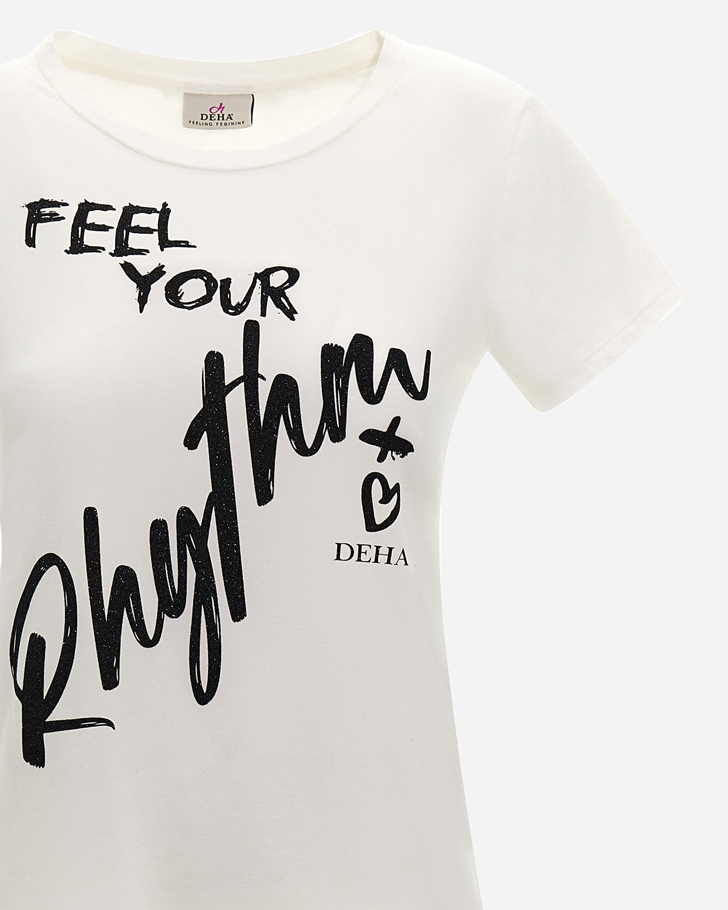 T-shirt DEHA GRAPHIC LUREX W - Bianco - 2 | Cisalfa Sport