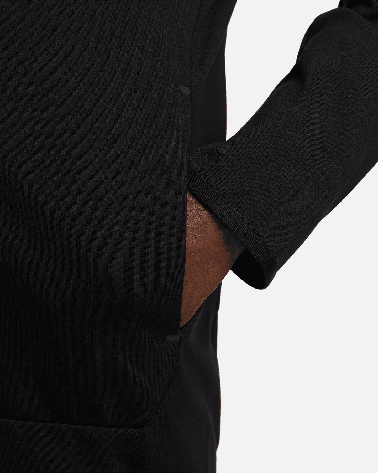 Felpa NIKE TECH FLEECE LIGHT M - Nero - 5 | Cisalfa Sport