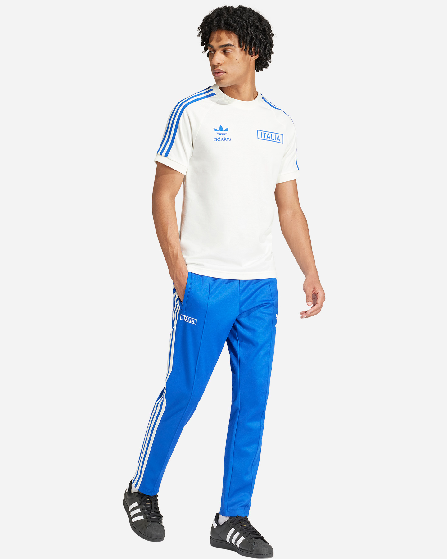 Abbigliamento calcio ADIDAS ITALIA OG ADICOLOR 3 STRIPES M - 3 | Cisalfa Sport