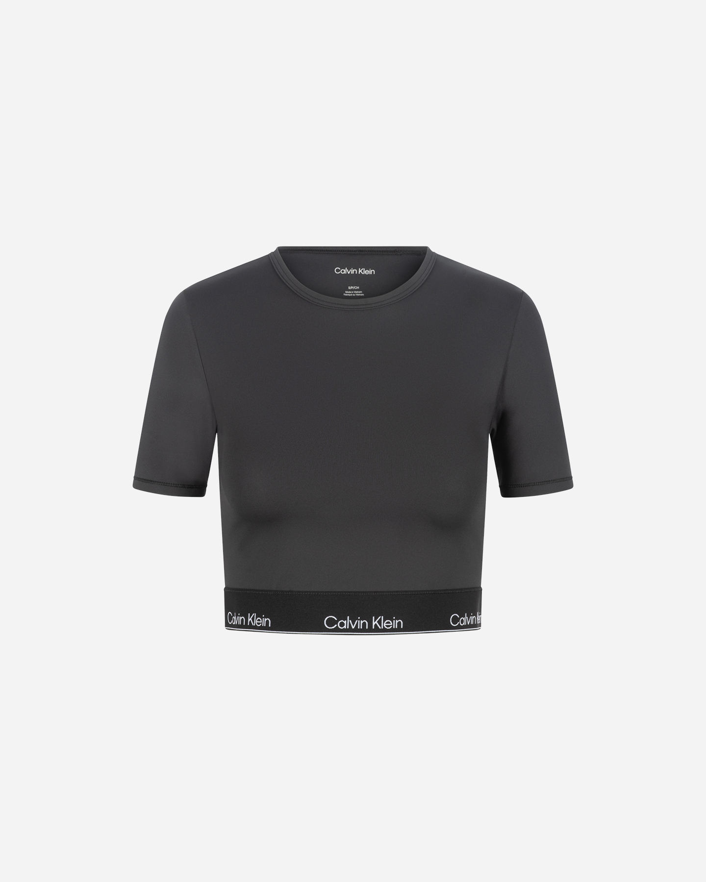 T-shirt CALVIN KLEIN SPORT ELASTIC LOGATO W - Nero - 0 | Cisalfa Sport