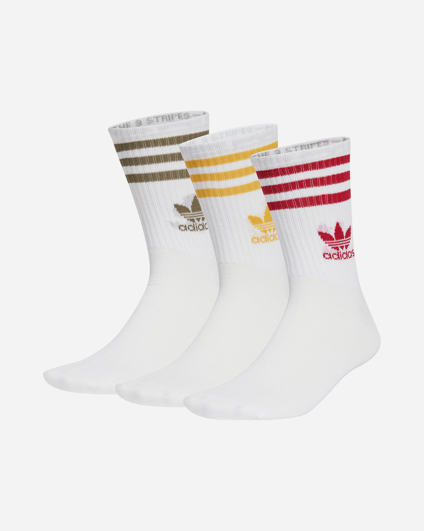 Calze ADIDAS ORIGINAL CREW 3 PACK MID MIX M - 0 | Cisalfa Sport