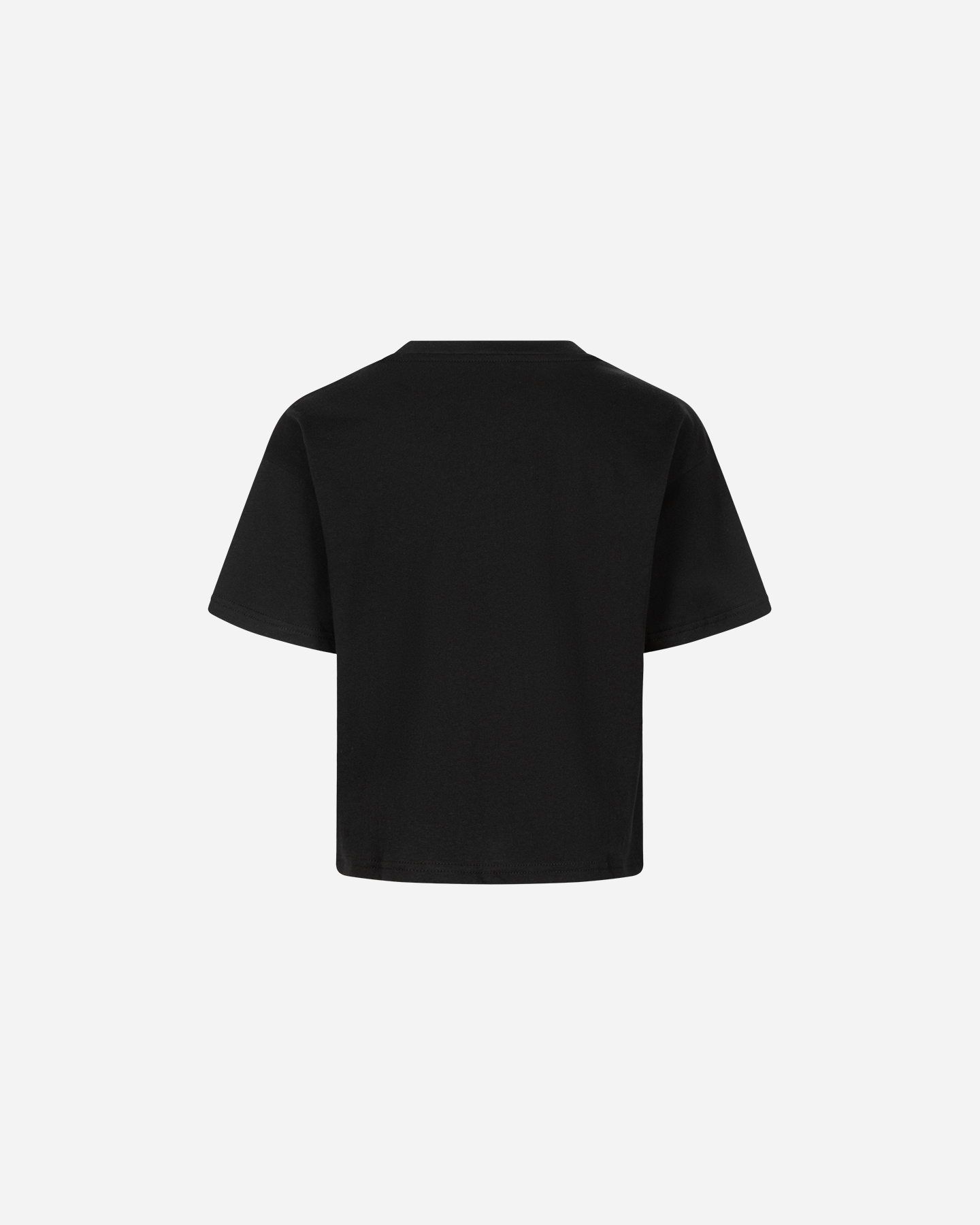 T-shirt CONVERSE CROP CHUCK PATCH JR - Nero - 1 | Cisalfa Sport