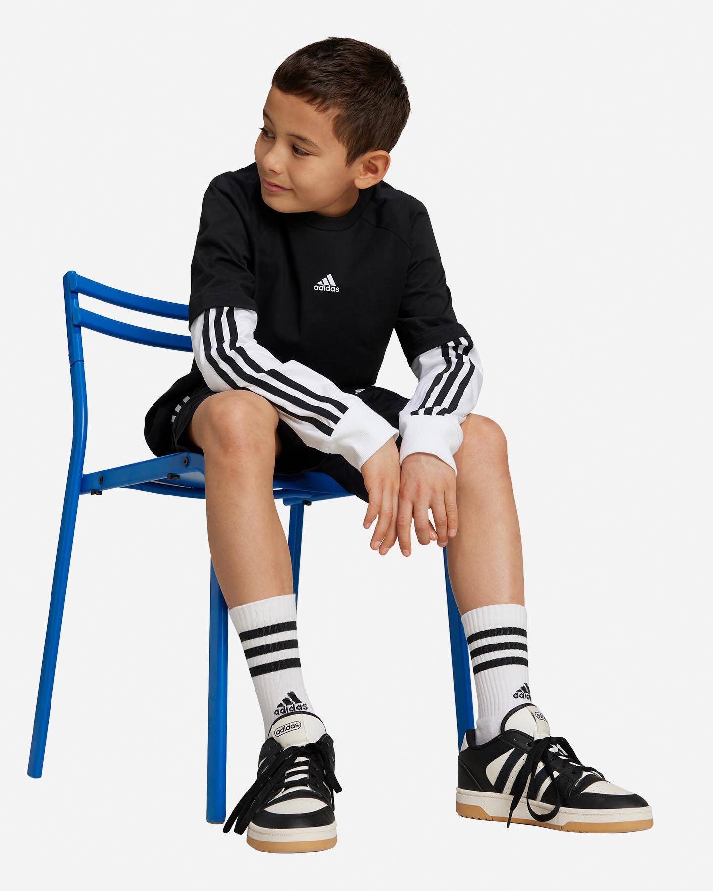 T-shirt ADIDAS STREET JAM BICOLOR JR - 3 | Cisalfa Sport