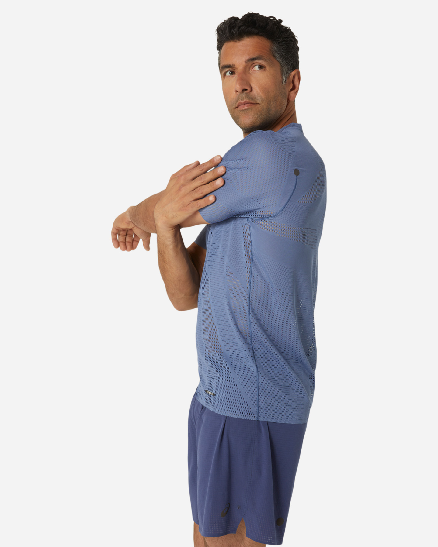 T-shirt running ASICS METARUN M - Blu - 3 | Cisalfa Sport