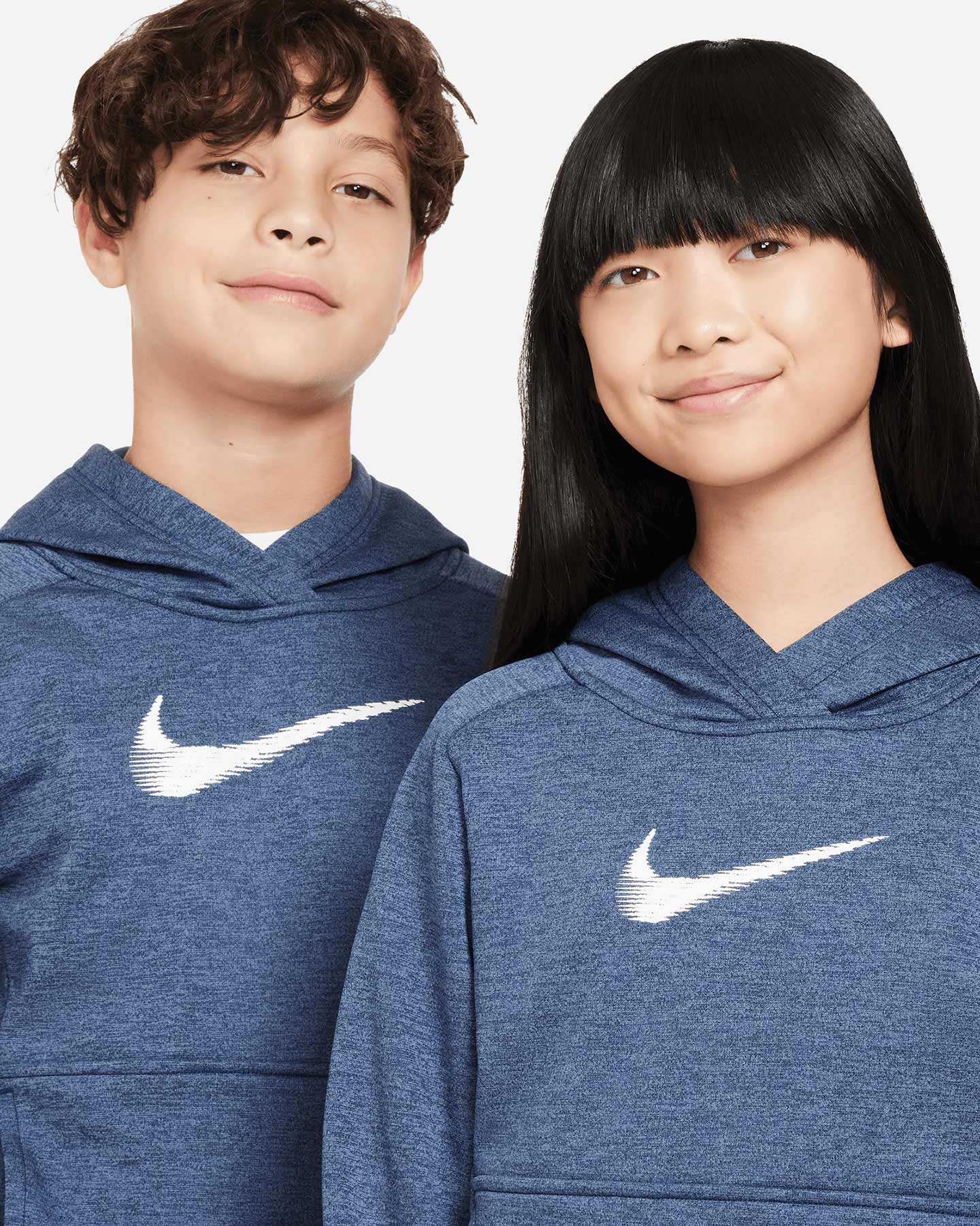 Felpa NIKE TECH MIDNIGHT JR - Azzurro - 3 | Cisalfa Sport
