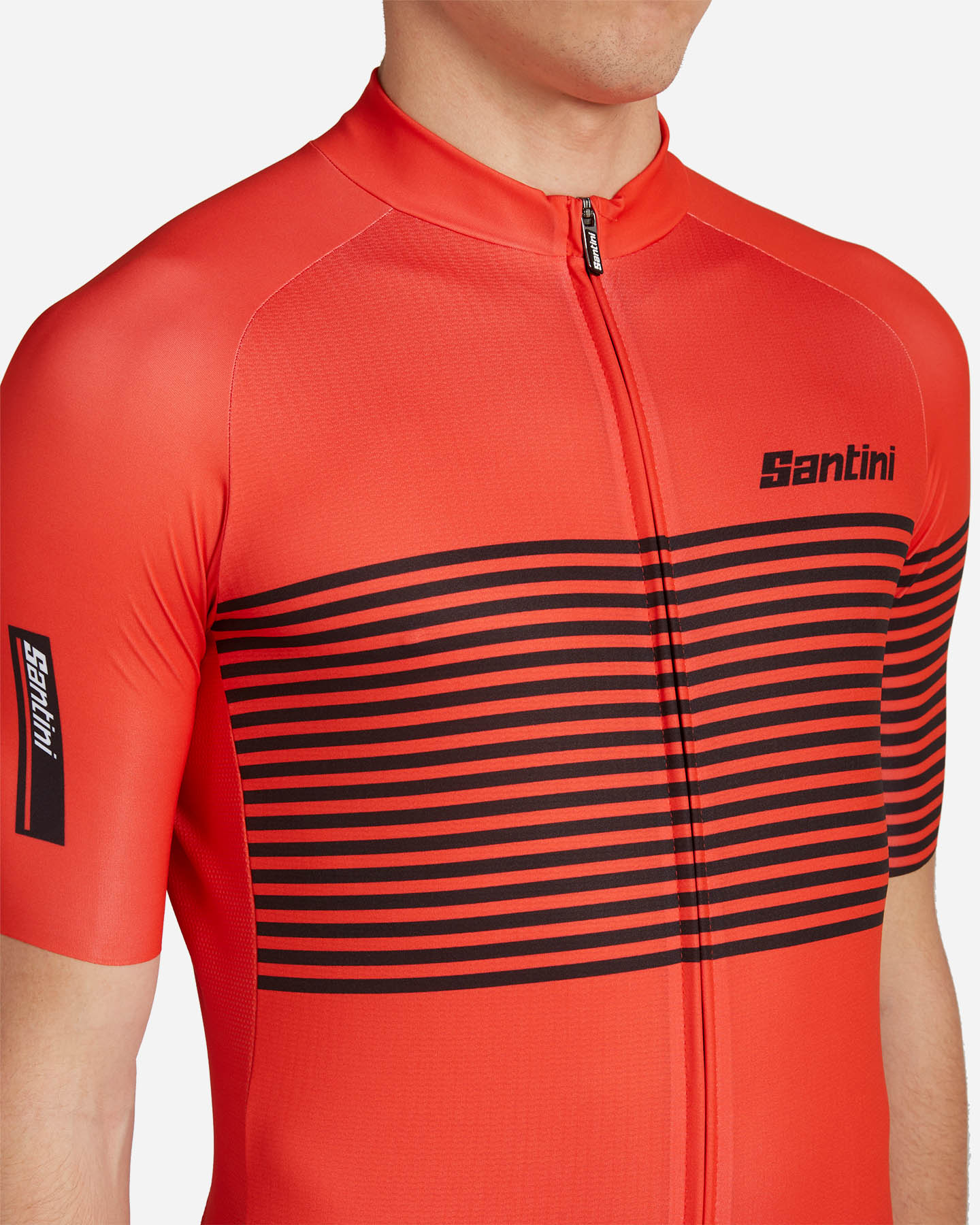 Maglia ciclismo SANTINI RACING KARMAEVO M - Rosso - 4 | Cisalfa Sport
