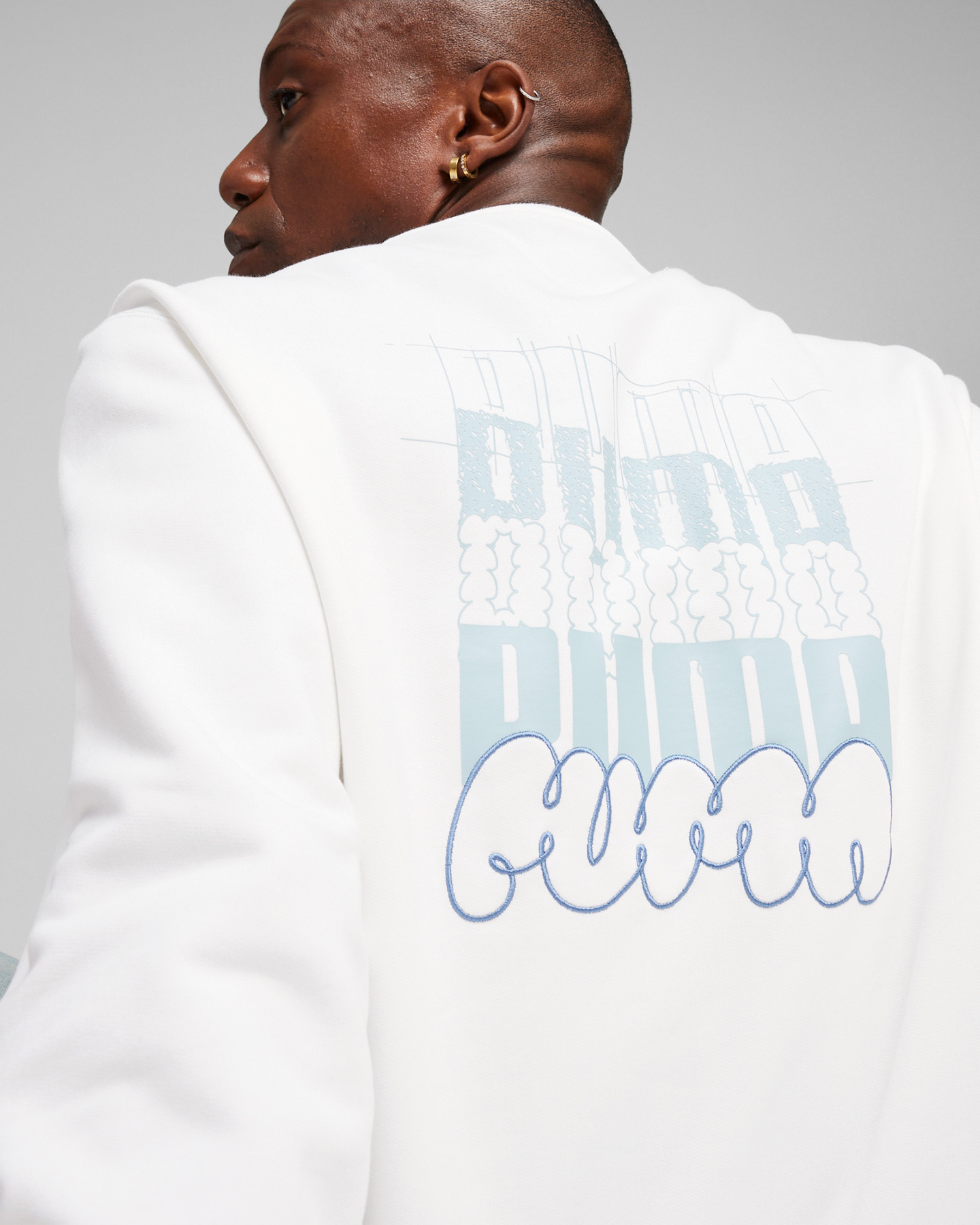 Felpa PUMA BRAND LOVE M - Bianco - 5 | Cisalfa Sport
