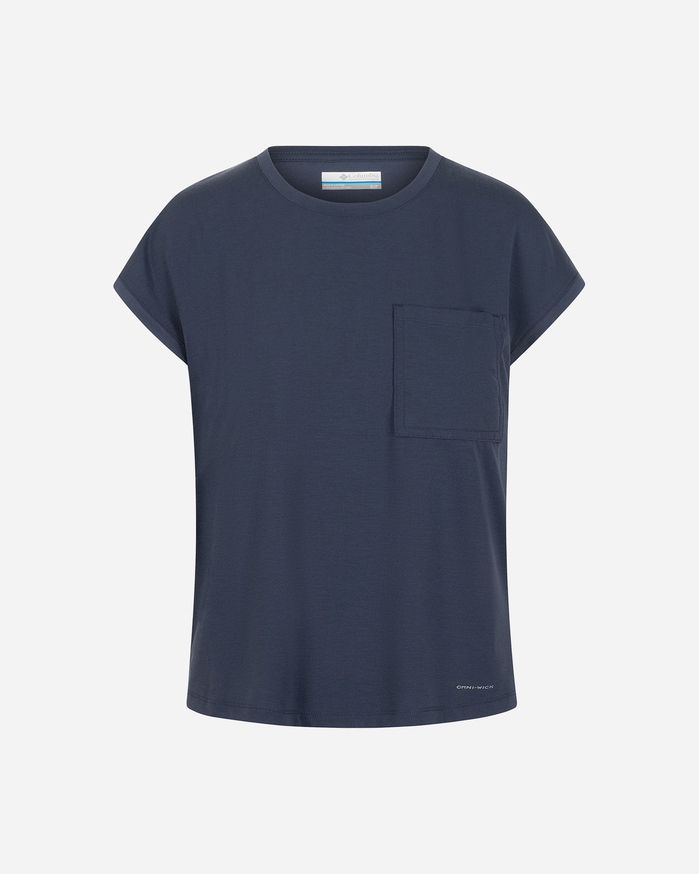 T-shirt COLUMBIA BOUNDLESS TREK W - Blu Navy - 0 | Cisalfa Sport