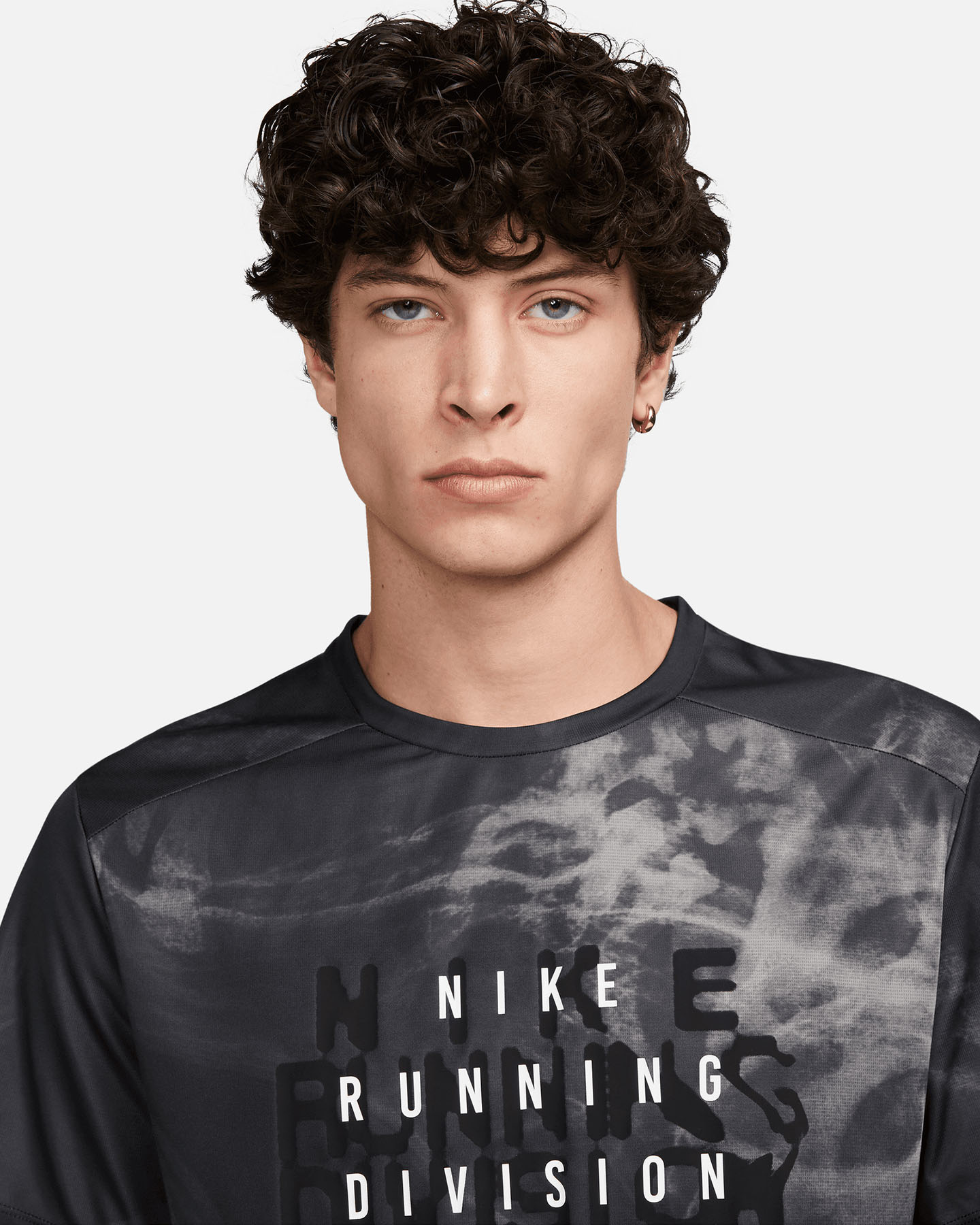 T-shirt running NIKE RISE 365 M - Nero - 3 | Cisalfa Sport