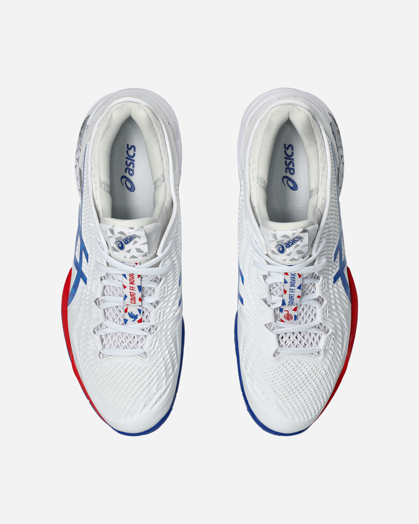 Scarpe tennis ASICS COURT FF 3 NOVAK OLYMPIC M - Bianco - 3 | Cisalfa Sport