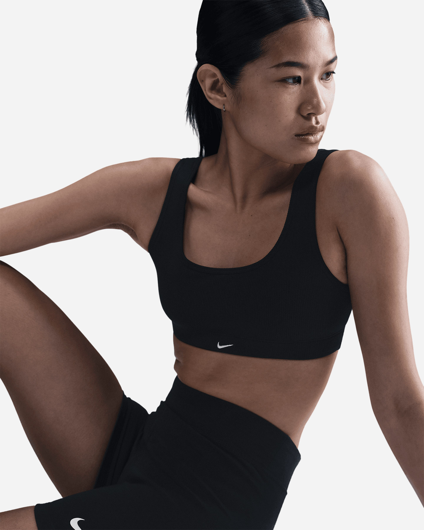 Pantaloncini NIKE SMALL LOGO 5IN W - Nero - 3 | Cisalfa Sport