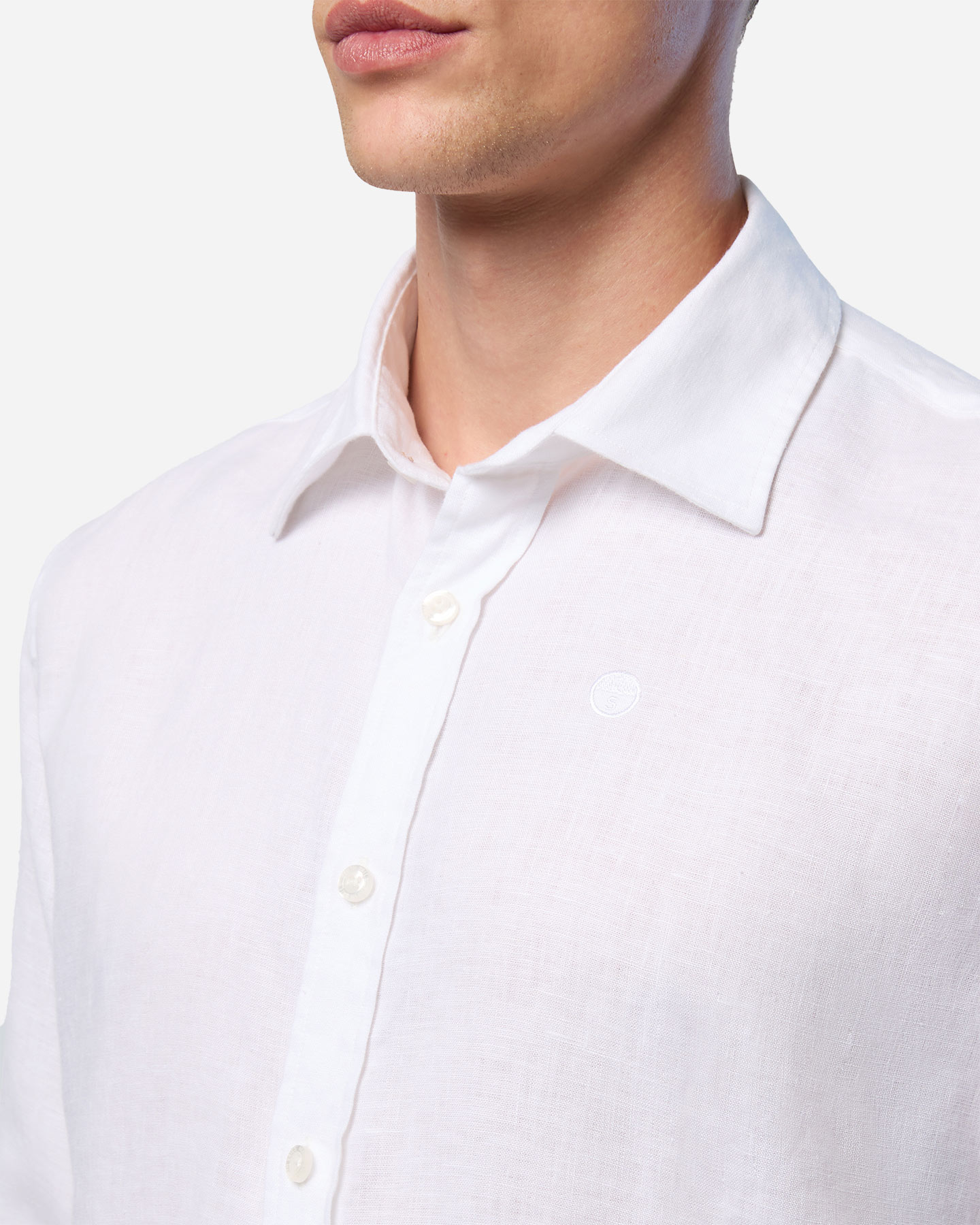 Camicia NORTH SAILS REGULAR M - Bianco - 4 | Cisalfa Sport