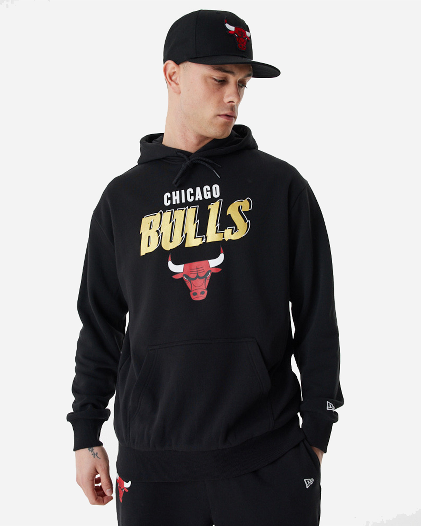 Abbigliamento basket NEW ERA TEAM SCRIPT GOLD CHICAGO BULLS M - 0 | Cisalfa Sport