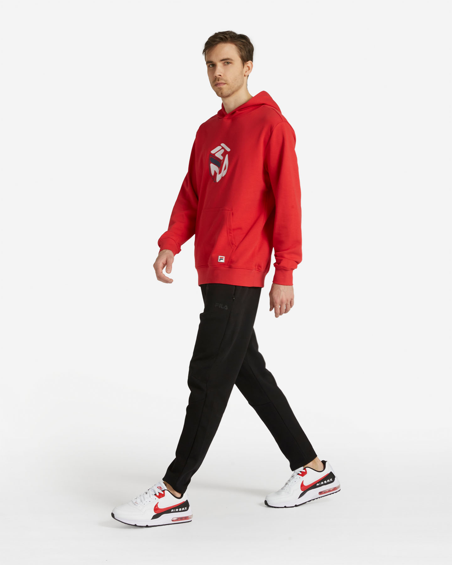 Felpa FILA BIG LOGO M - Rosso - 3 | Cisalfa Sport