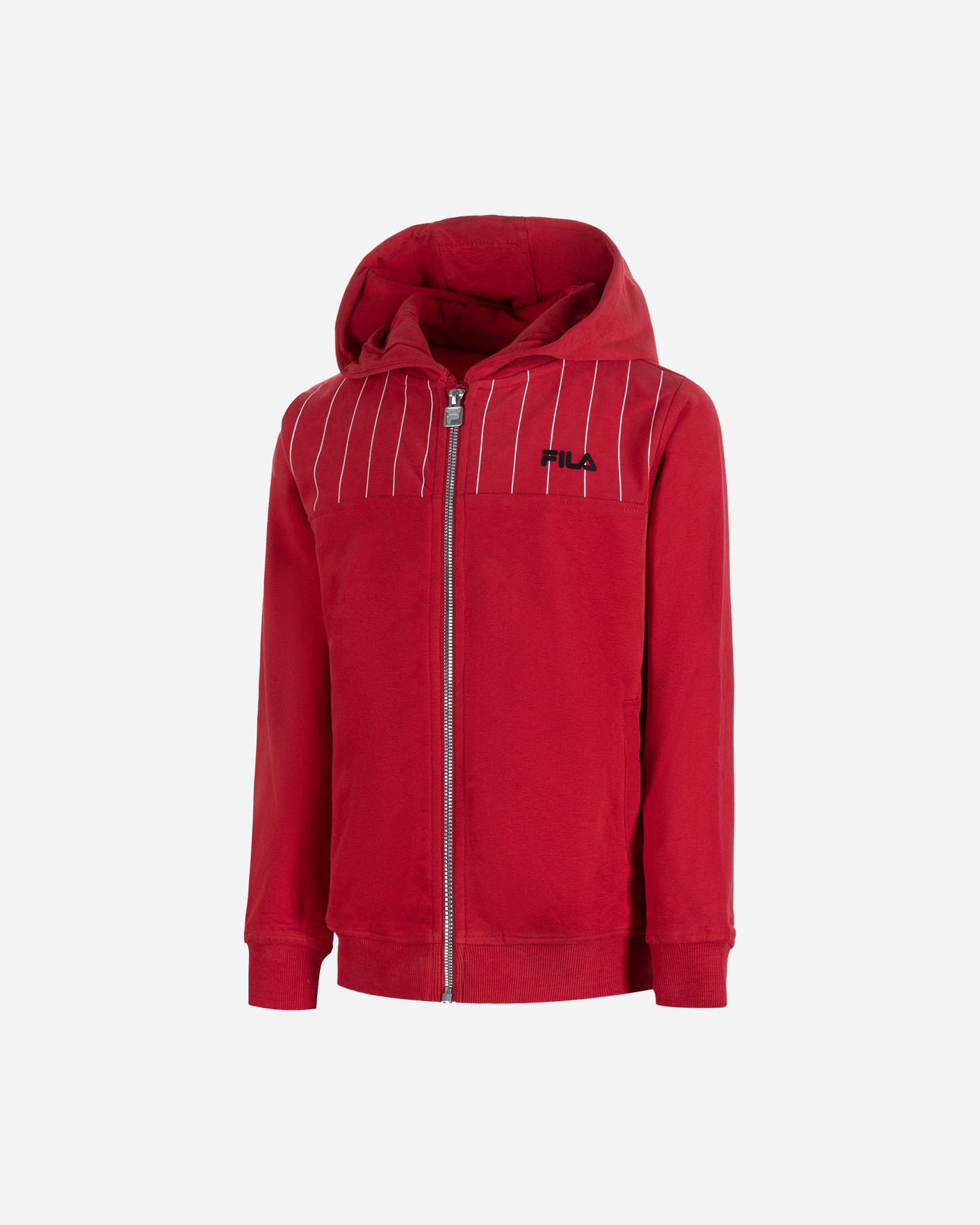 Felpa fila uomo zip rossa online