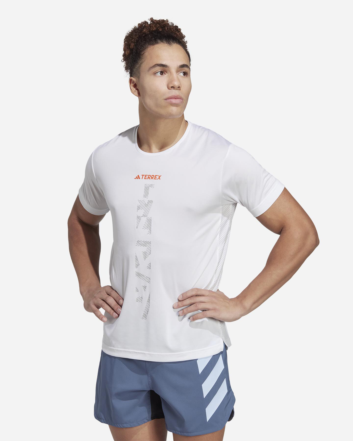 T-shirt running ADIDAS AGRAVIC M - Bianco - 1 | Cisalfa Sport