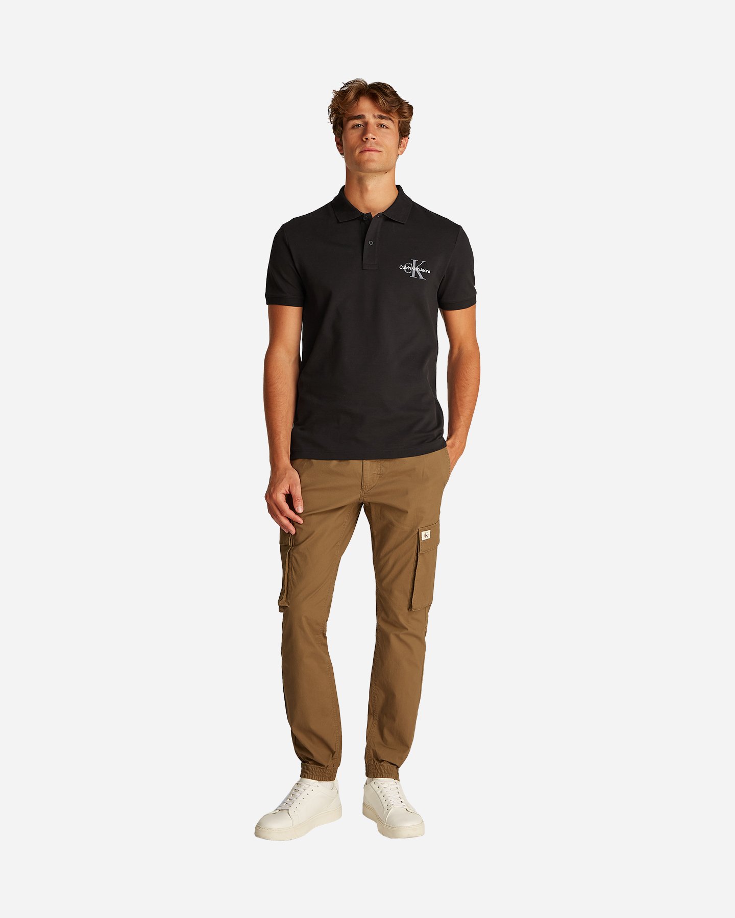 Polo CALVIN KLEIN JEANS MONO LOGO M - Nero - 3 | Cisalfa Sport