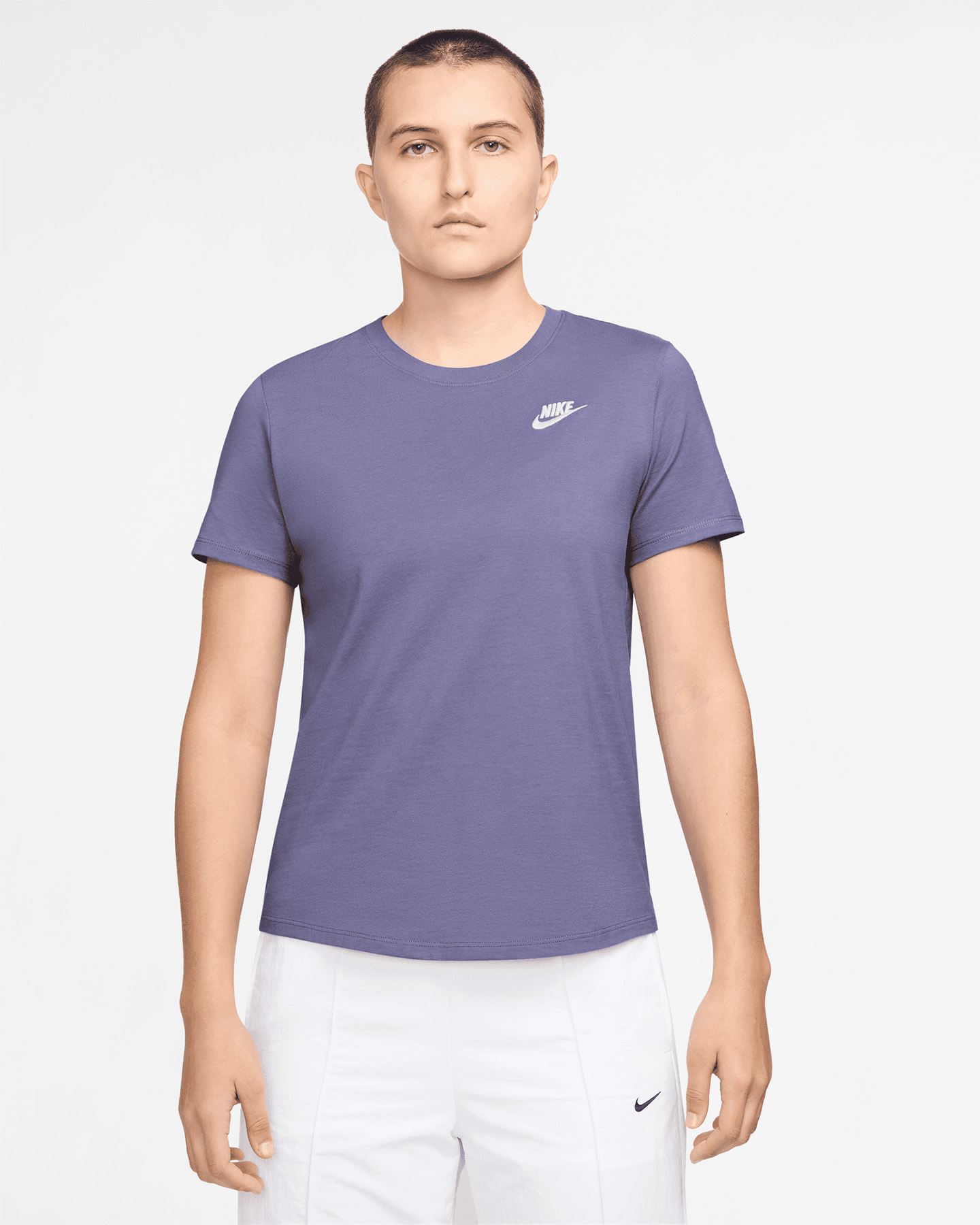 T-shirt NIKE ESSENTIALS SMALL LOGO W - Viola - 0 | Cisalfa Sport