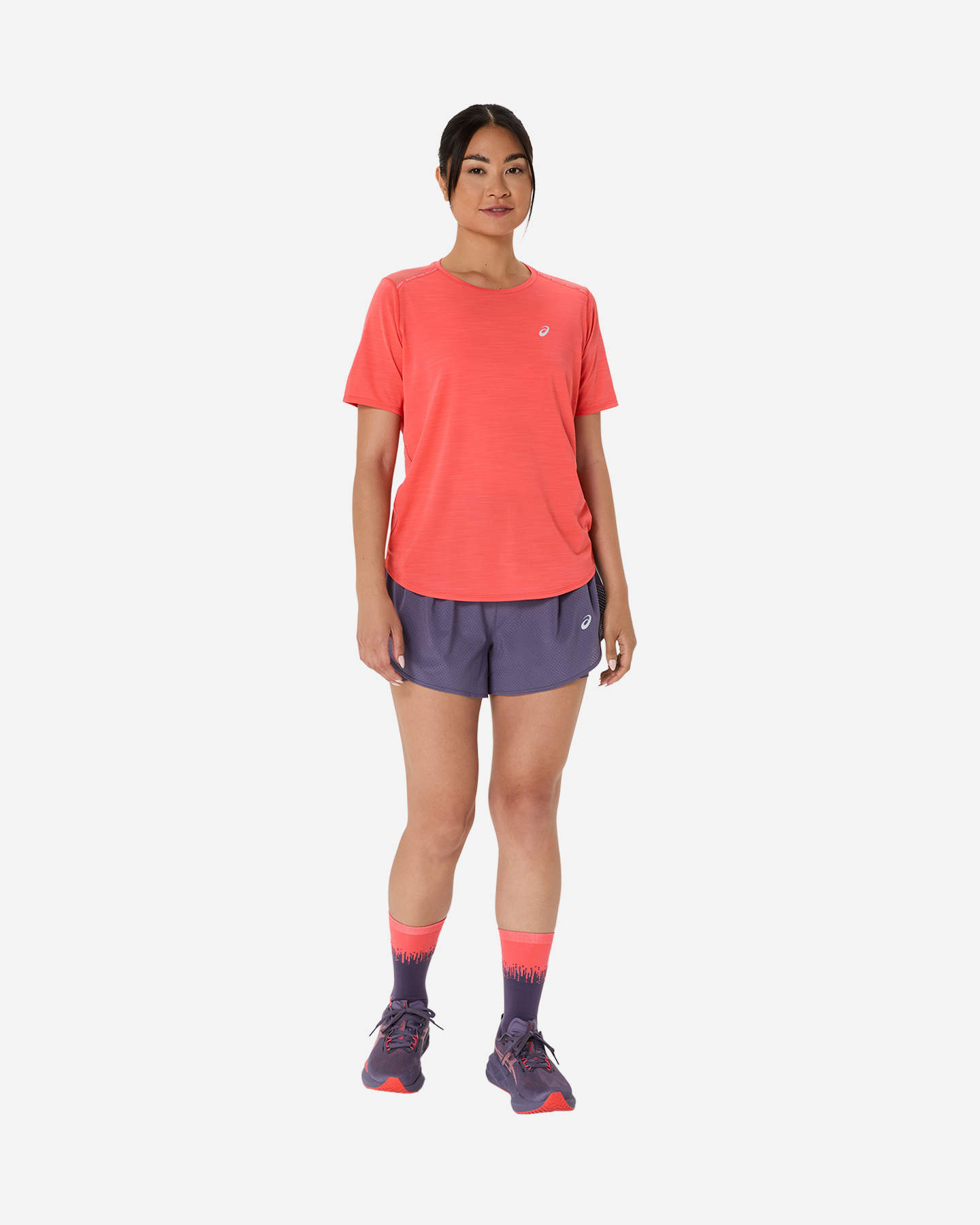 T-shirt running ASICS ROAD W - Rosso - 3 | Cisalfa Sport