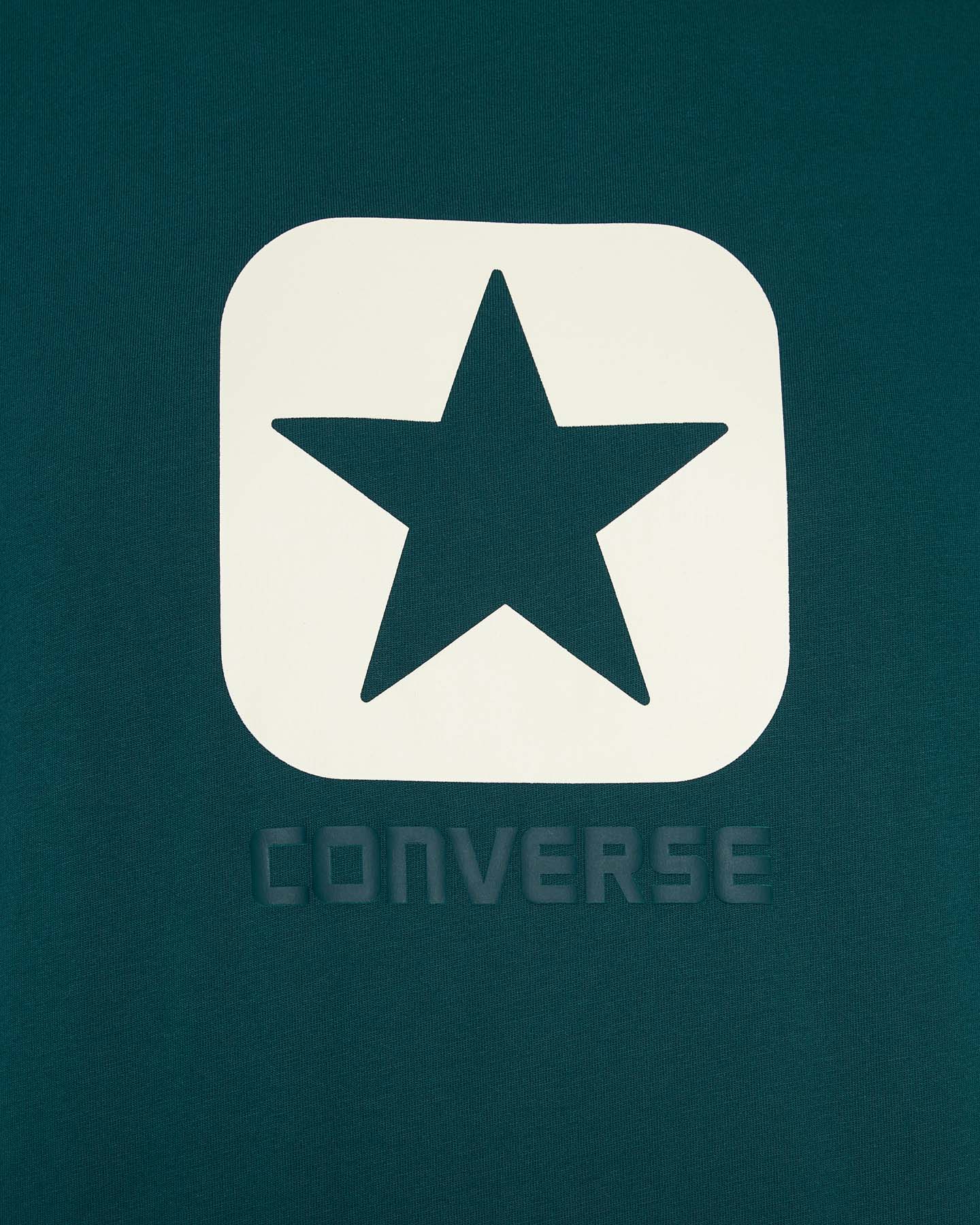 T-shirt CONVERSE SQUARE LOGO M - Verde - 2 | Cisalfa Sport