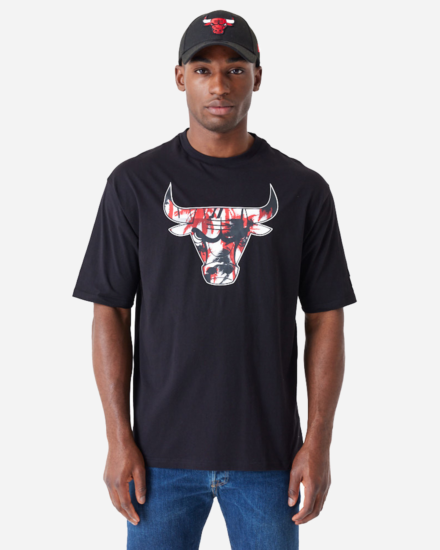 T-shirt New Era Infill Chicago Bulls M 60502658 | Cisalfa Sport