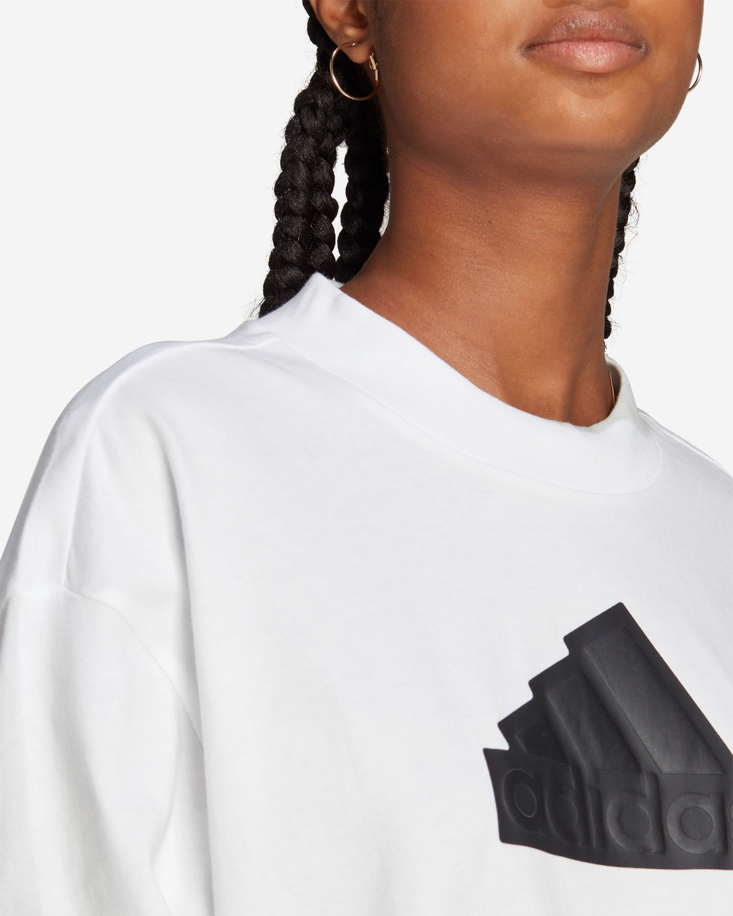 T-shirt ADIDAS BADGE OF SPORT LOGO W - Bianco - 4 | Cisalfa Sport