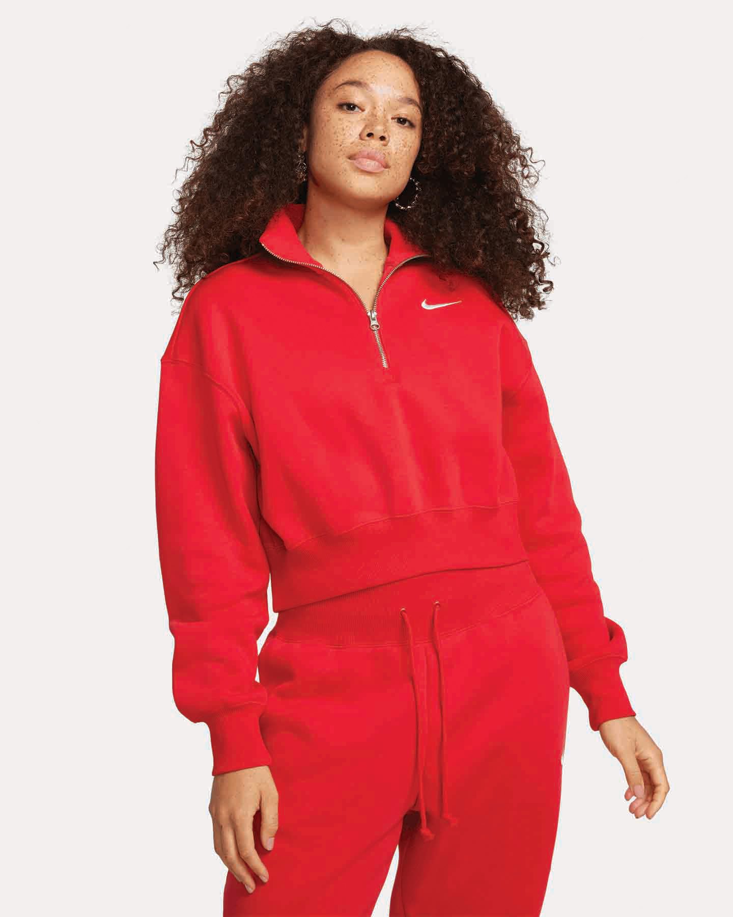 Felpa NIKE ZIP CROP W - 0 | Cisalfa Sport